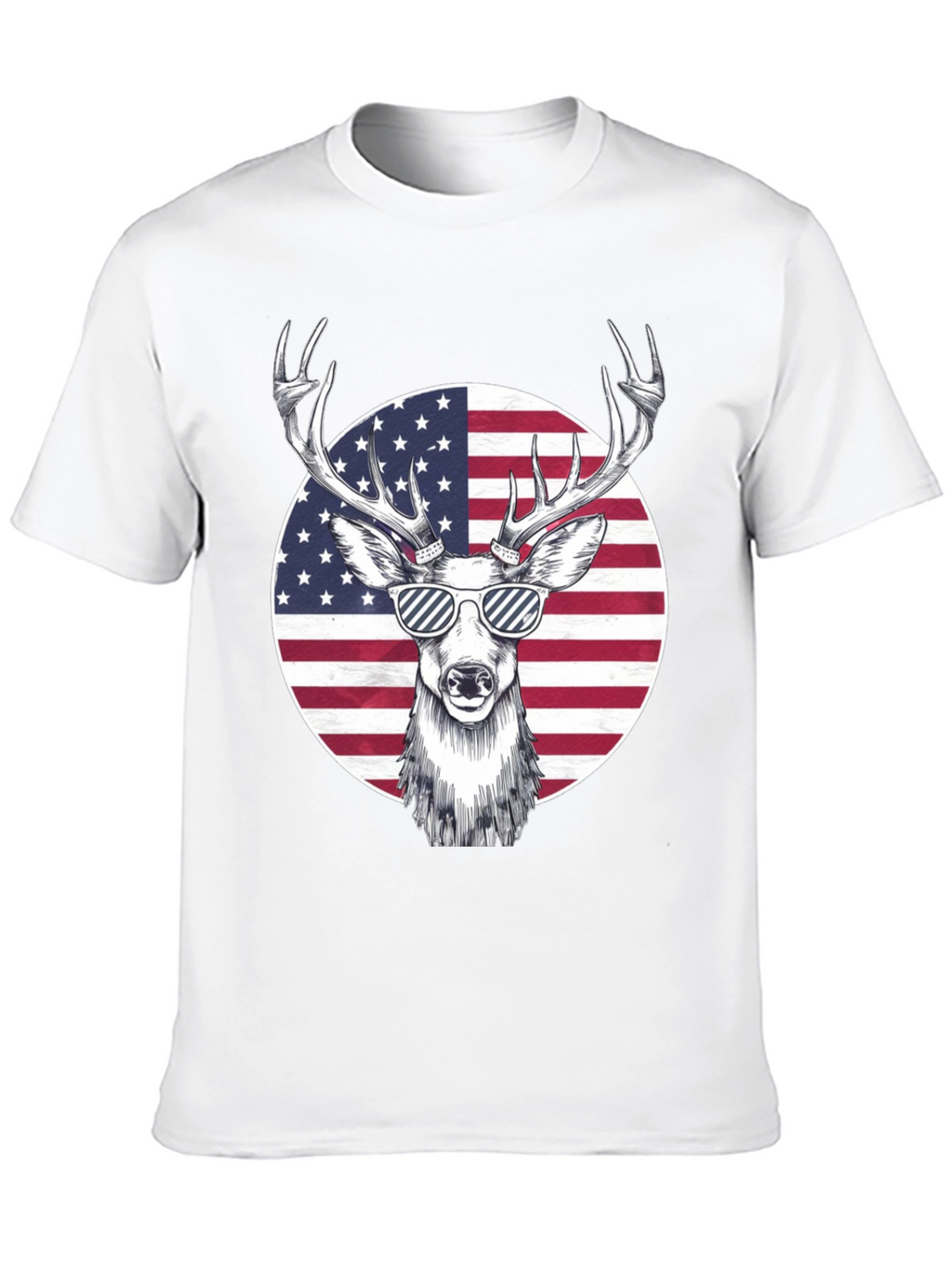 American Deer Graphic Tee