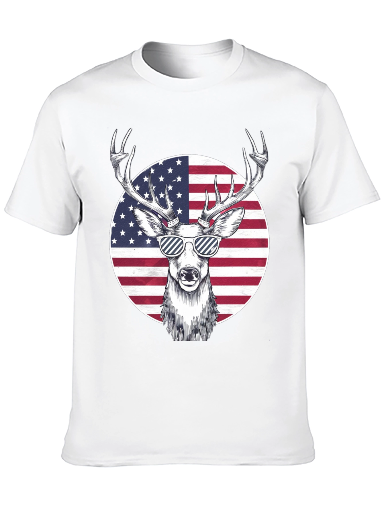 American Deer Graphic Tee