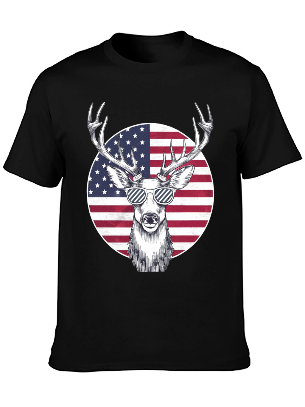 American Deer Graphic Tee