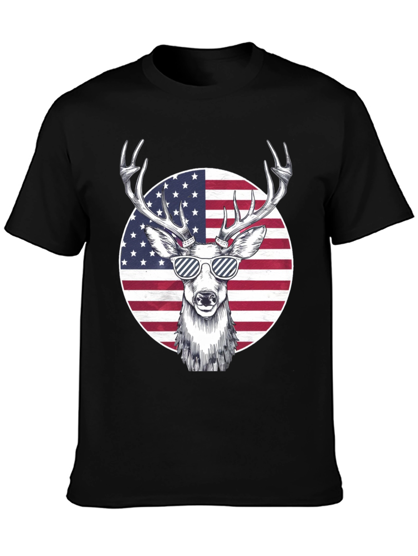 American Deer Graphic Tee