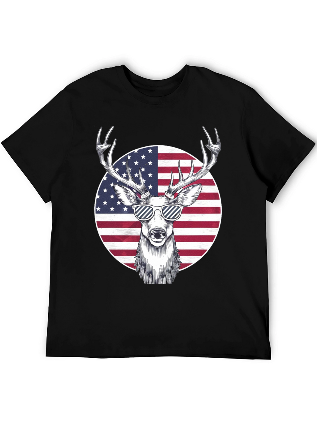 American Deer Graphic Tee