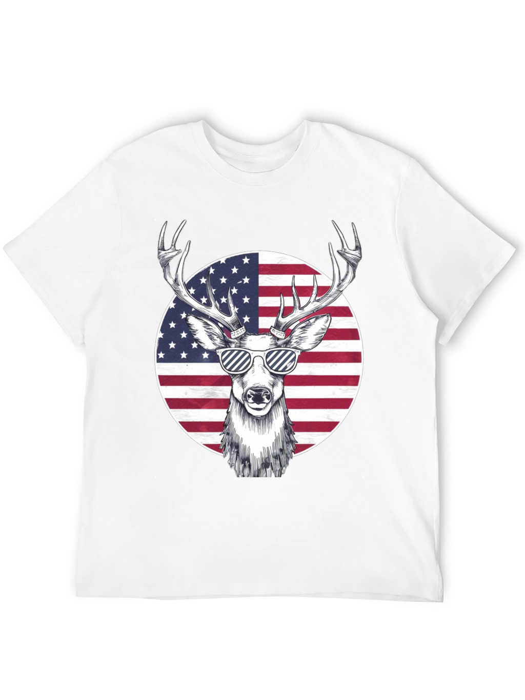 American Deer Graphic Tee