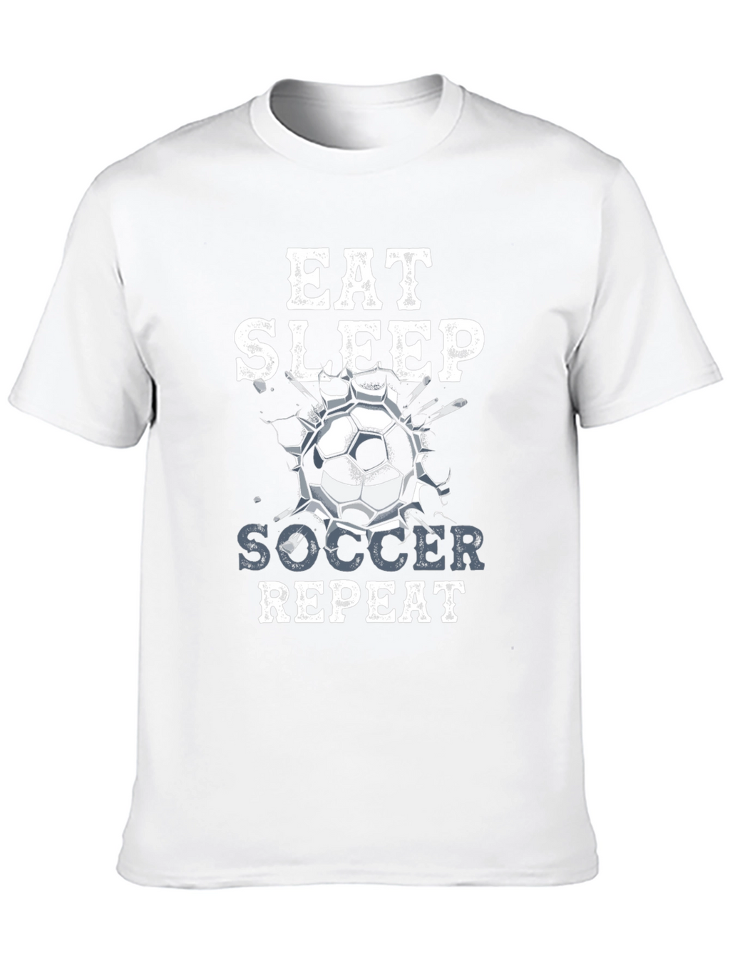 Eat Sleep Soccer Repeat Graphic T-Shirt
