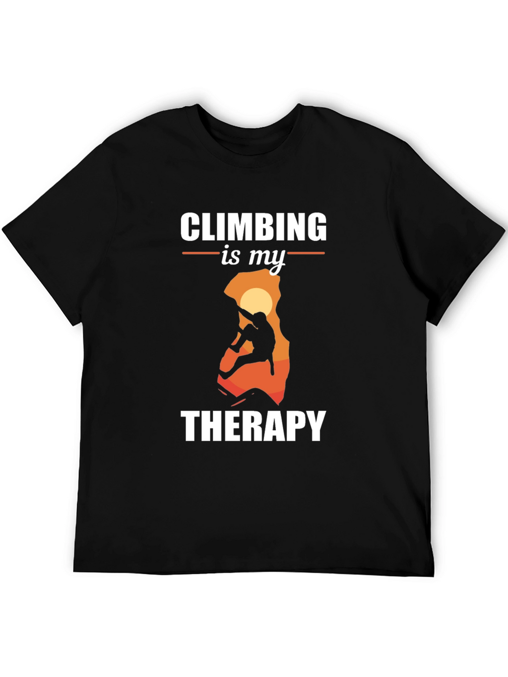 Climbing is My Therapy Graphic Tee