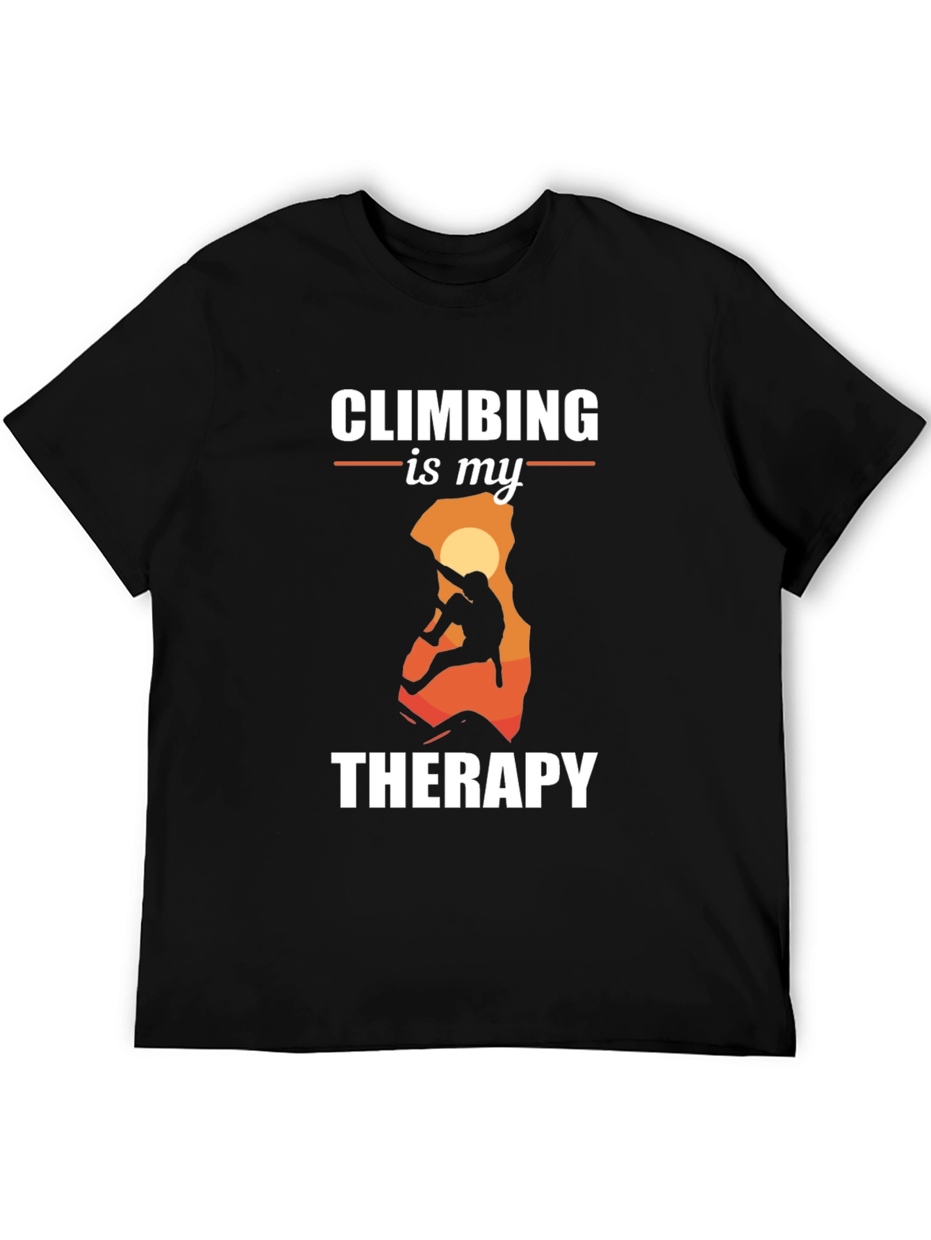 Climbing is My Therapy Graphic Tee