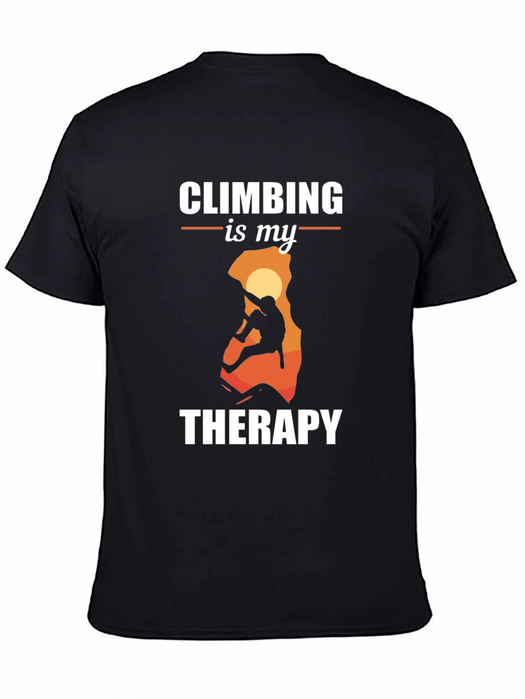 Climbing is My Therapy Graphic Tee