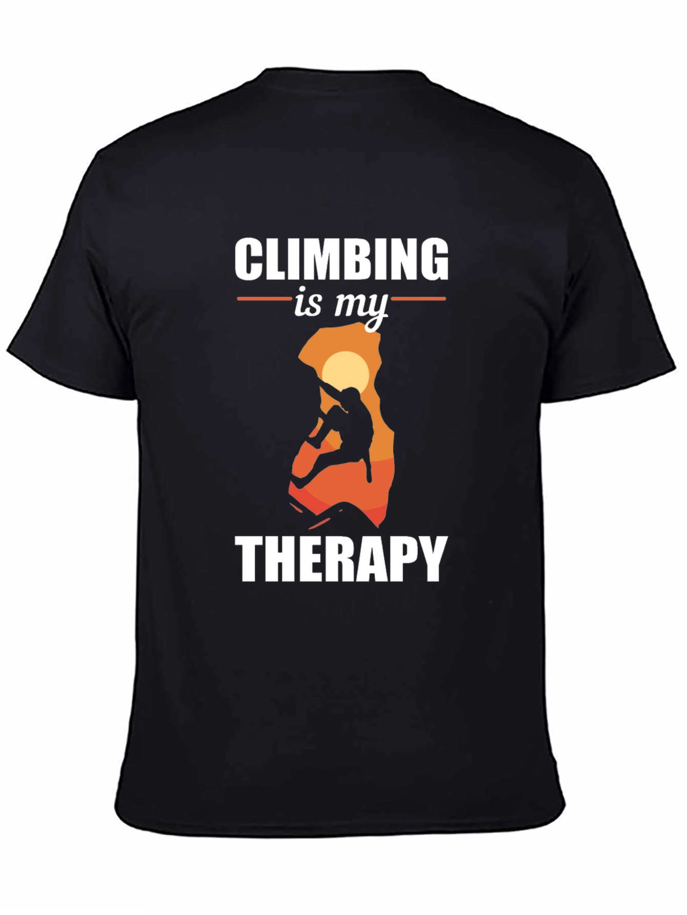 Climbing is My Therapy Graphic Tee