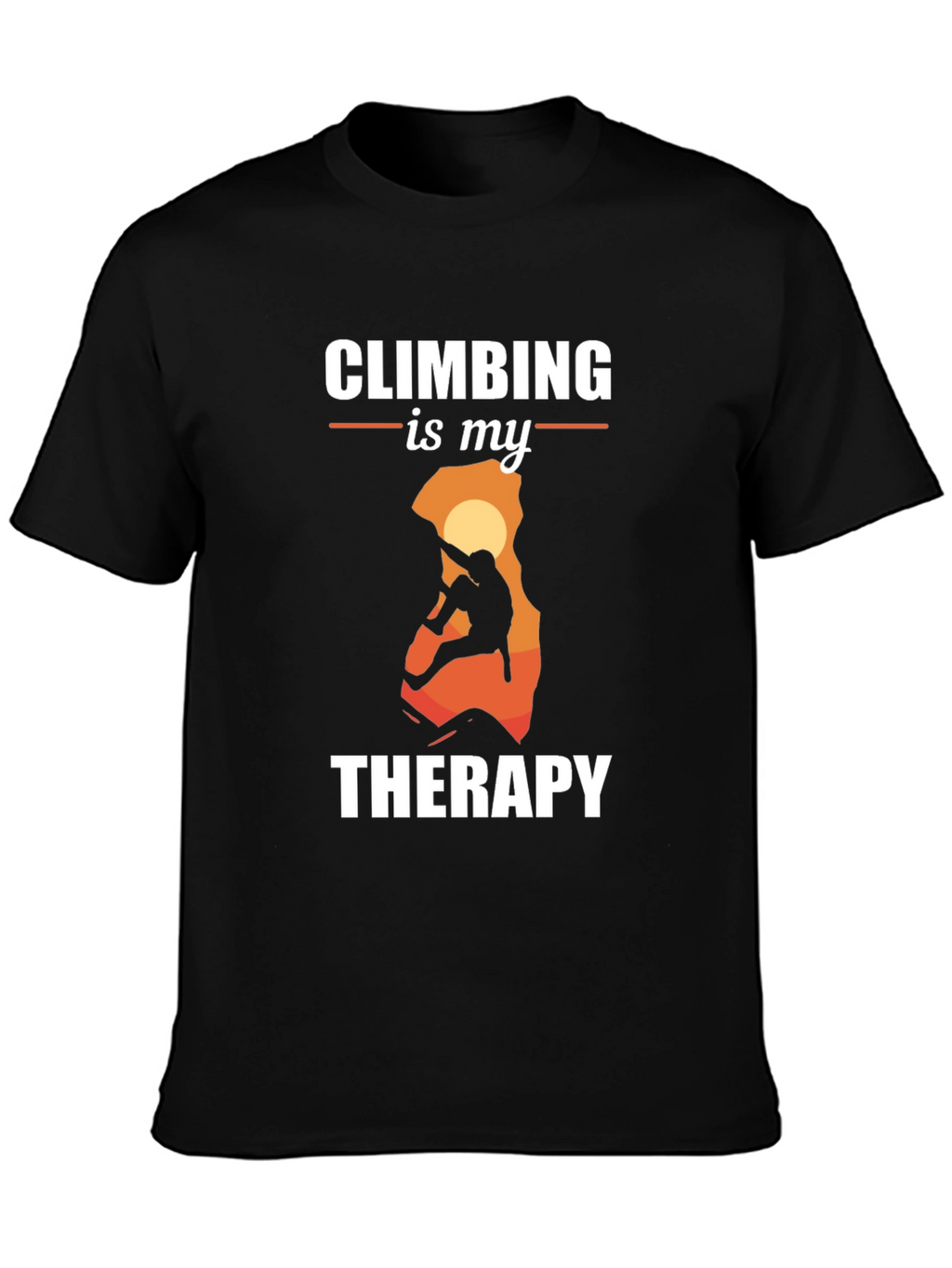 Climbing is My Therapy Graphic Tee