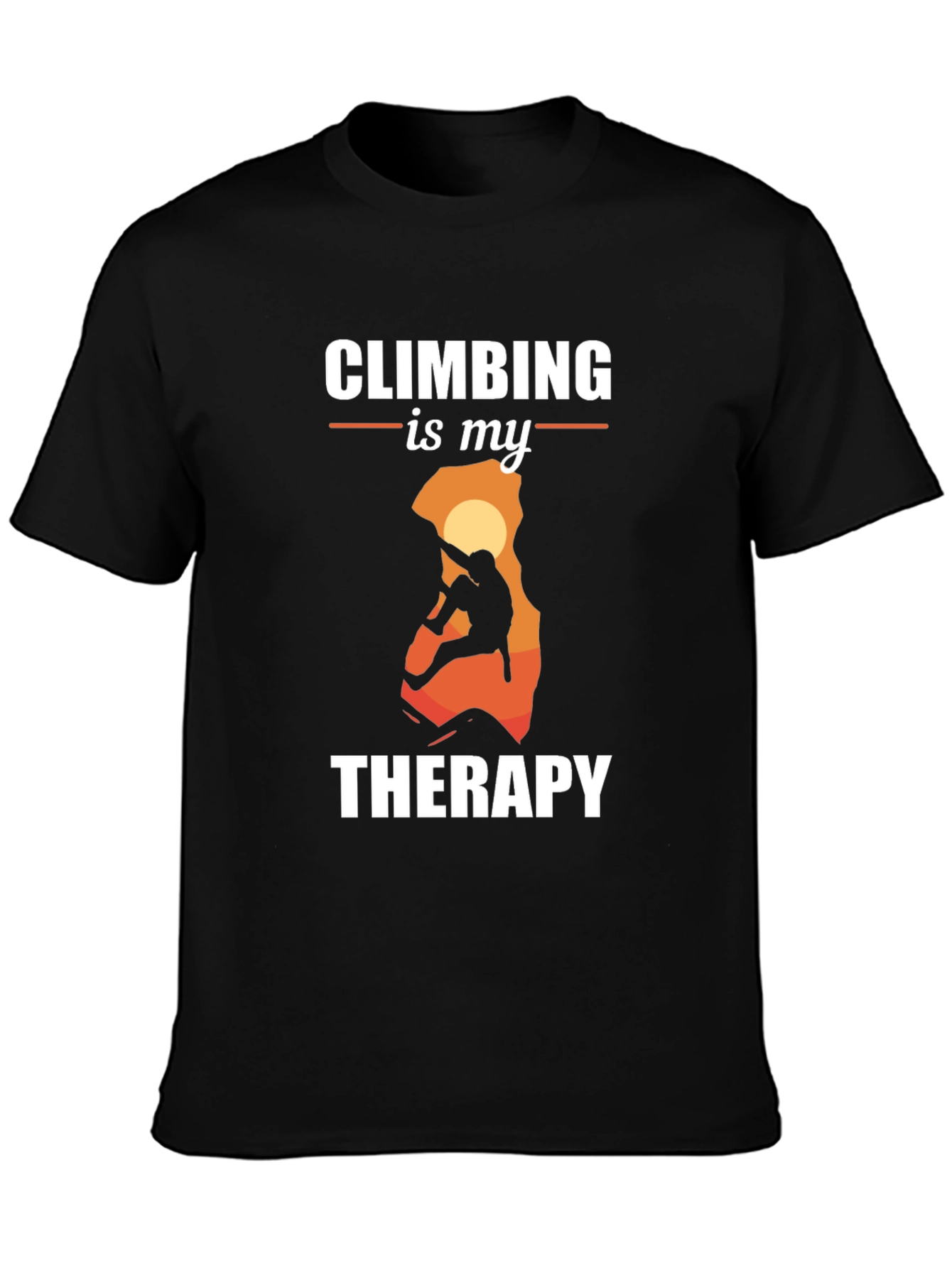 Climbing is My Therapy Graphic Tee