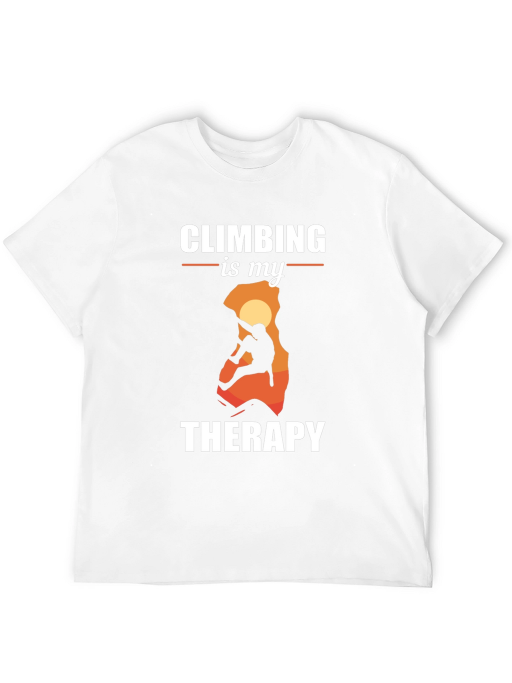 Climbing is My Therapy Graphic Tee