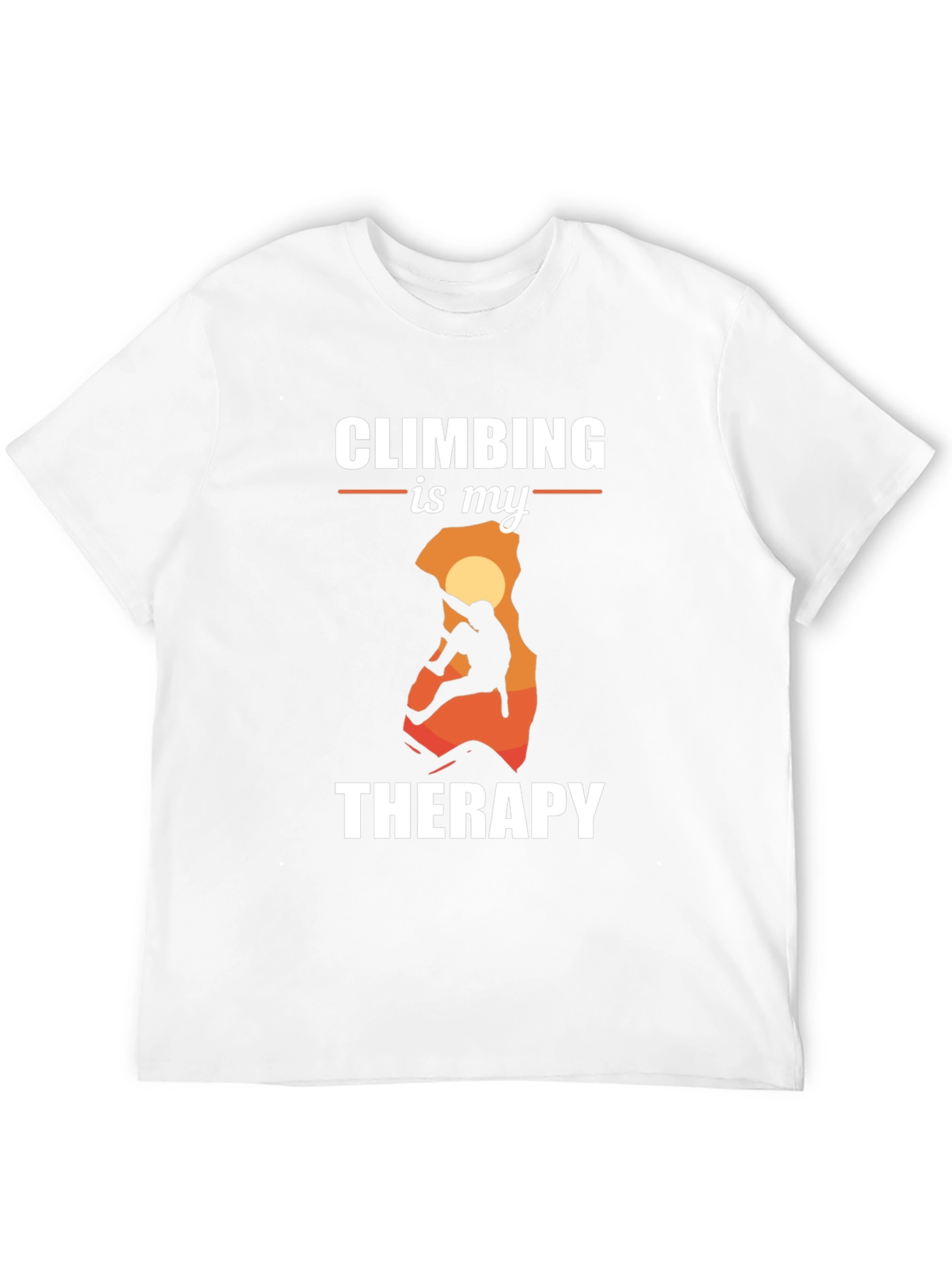 Climbing is My Therapy Graphic Tee