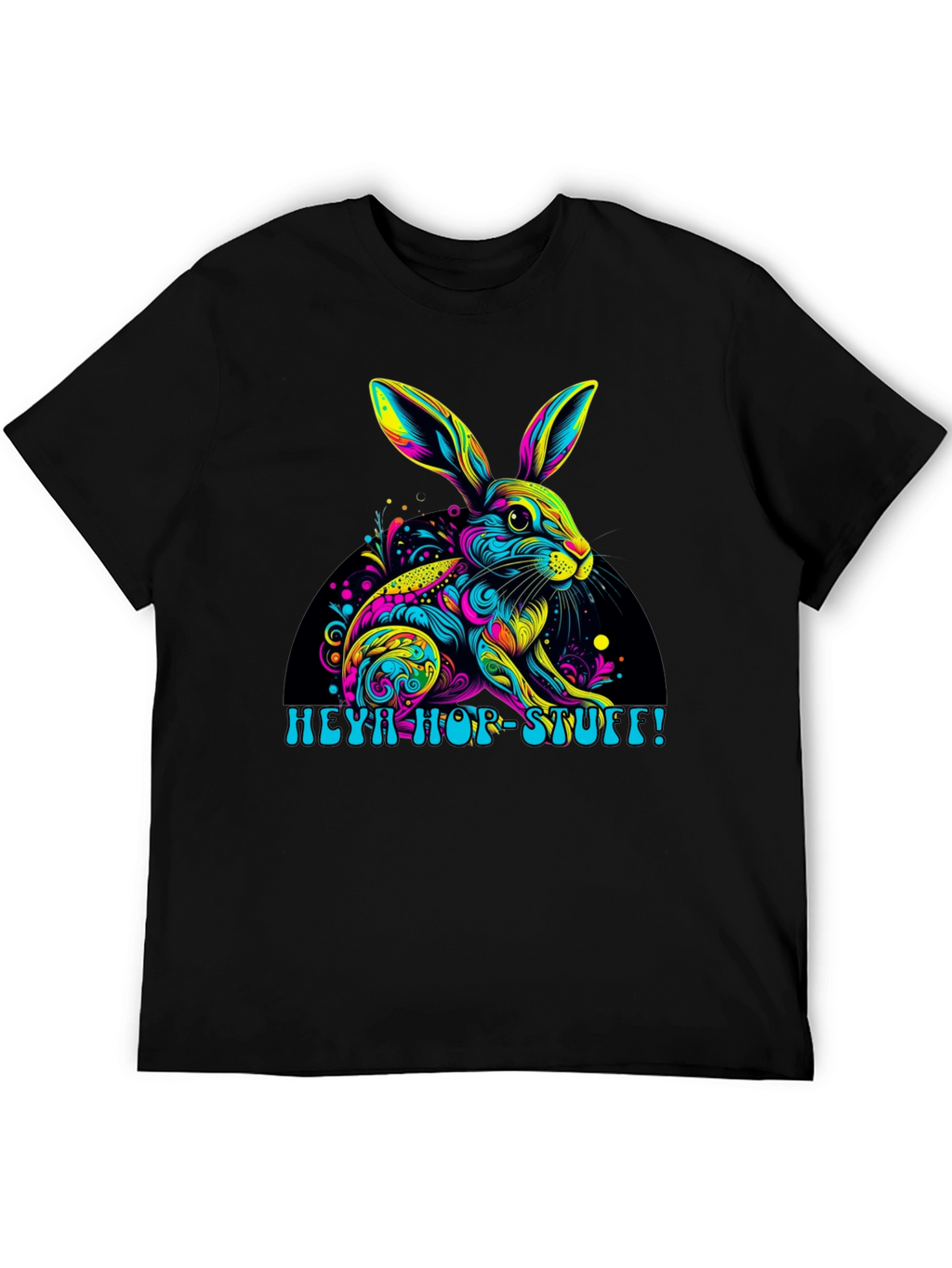 Vibrant Easter Bunny T-Shirt - Heya Hop Stuff!