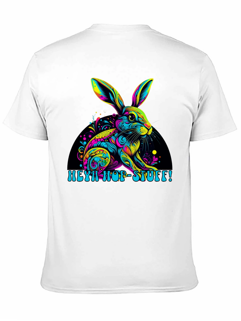 Vibrant Easter Bunny T-Shirt - Heya Hop Stuff!