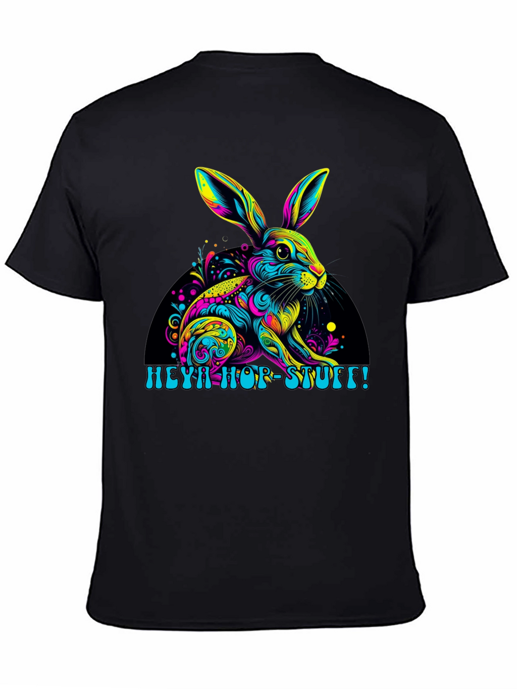 Vibrant Easter Bunny T-Shirt - Heya Hop Stuff!