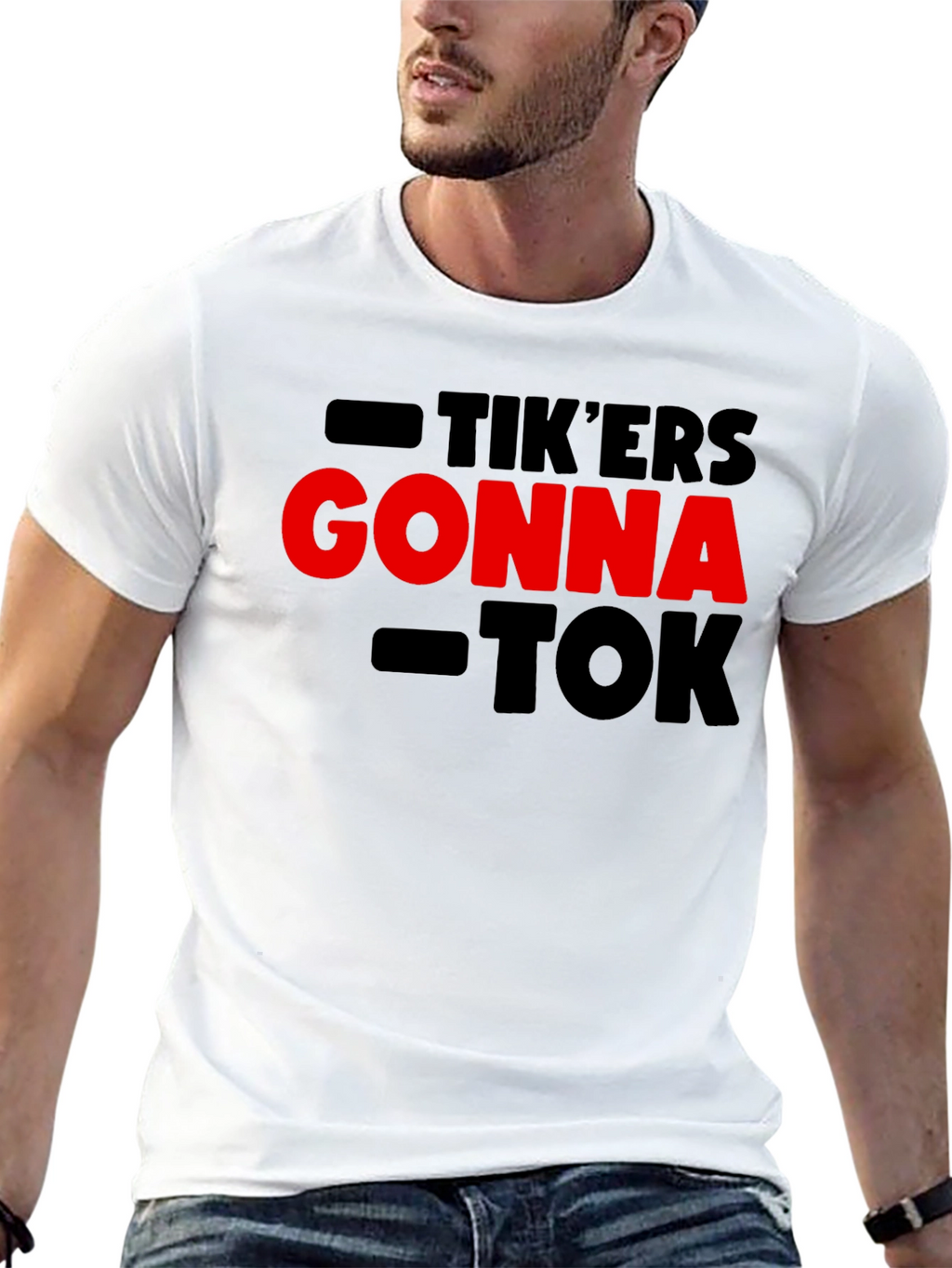 Tikers Gonna Tok T-Shirt - Trendy Statement Tee