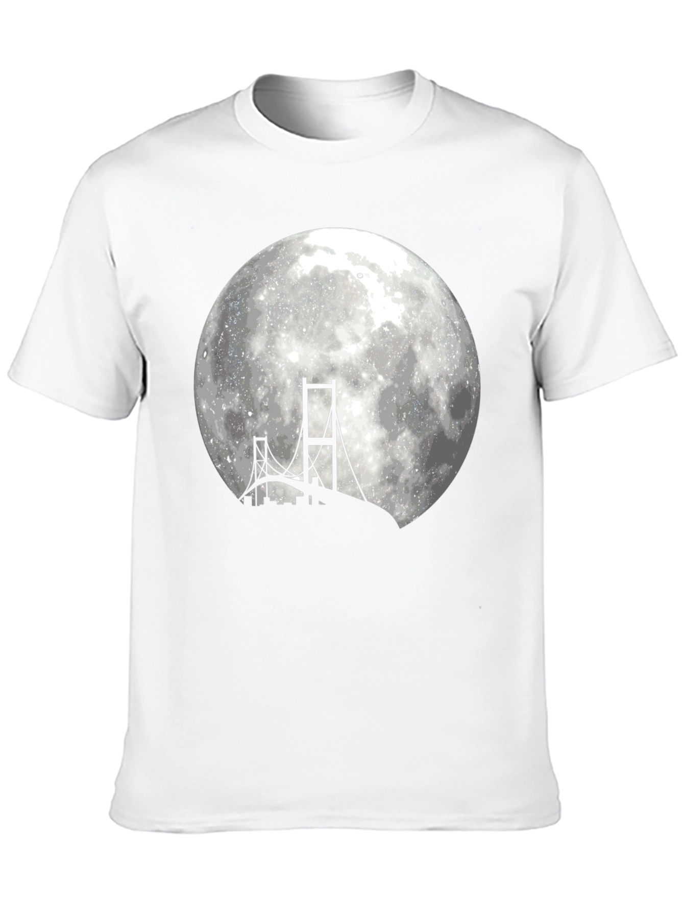 Moonlit Bridge Graphic T-Shirt