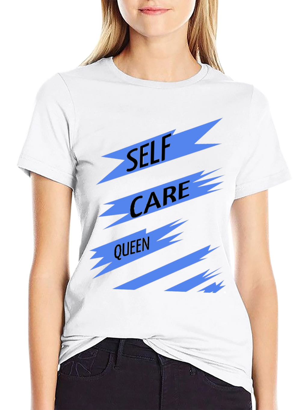 Self Care Queen Black Graphic Tee