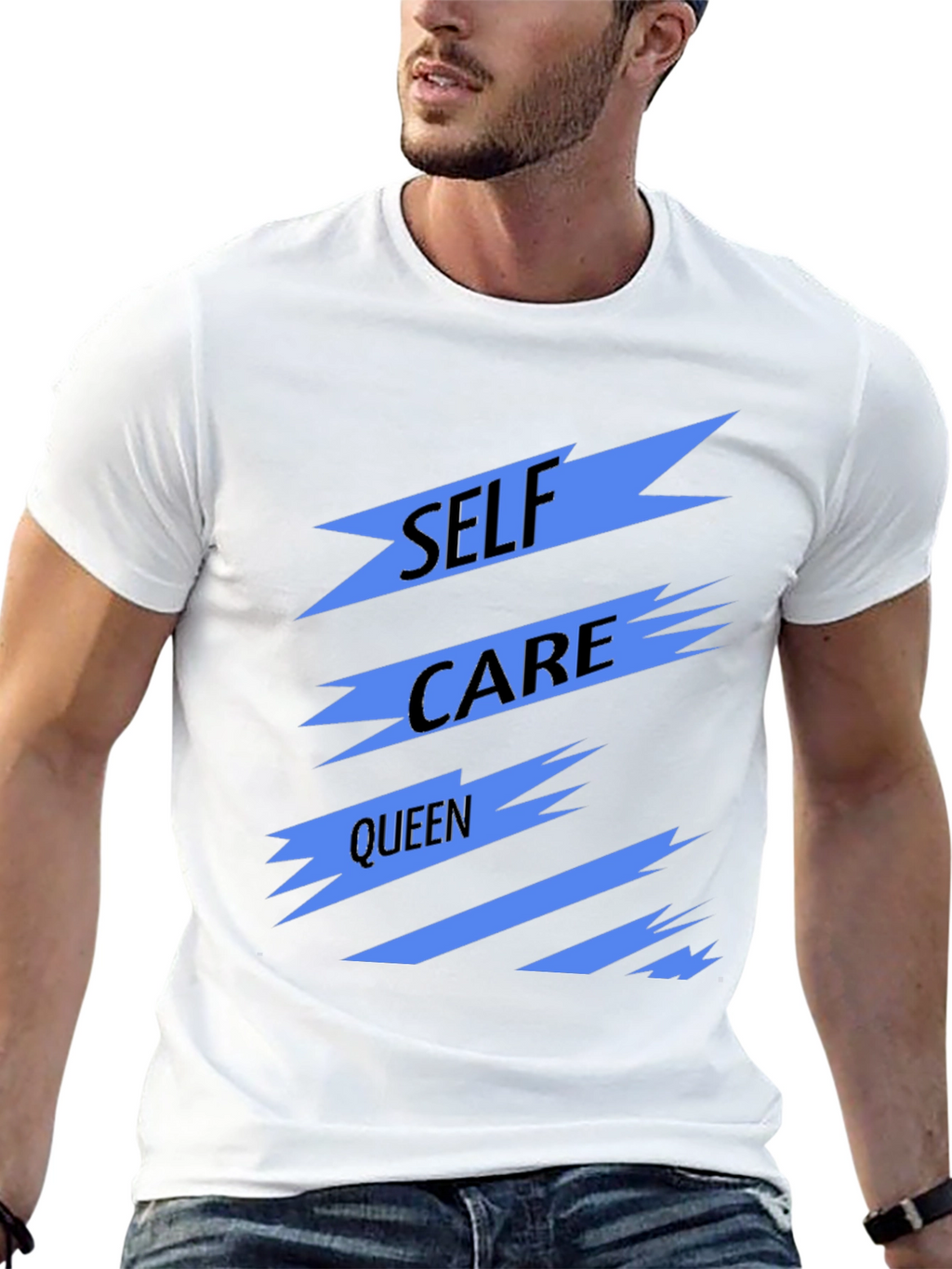 Self Care Queen Black Graphic Tee