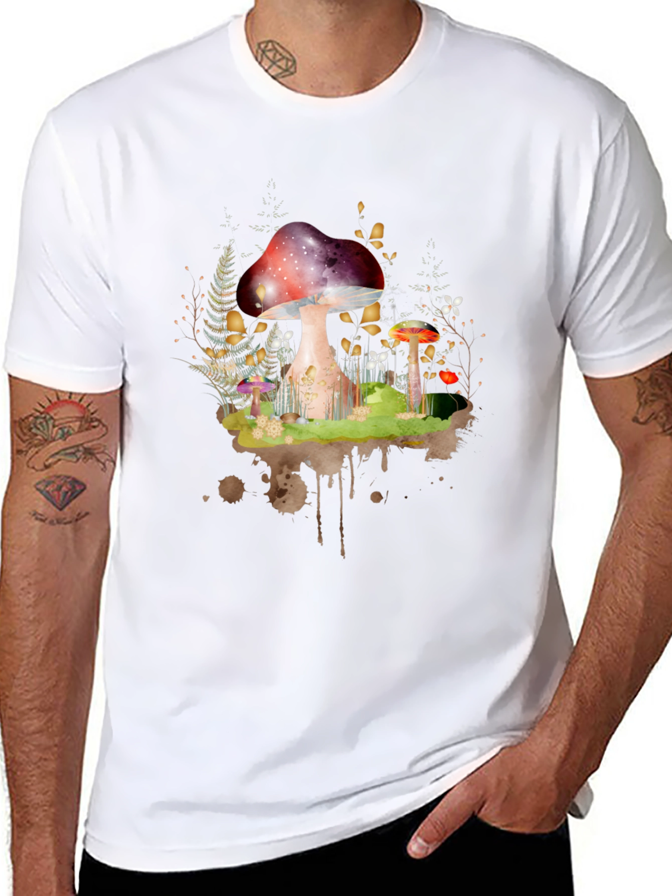 Mushroom Forest Graphic Tee - Unisex