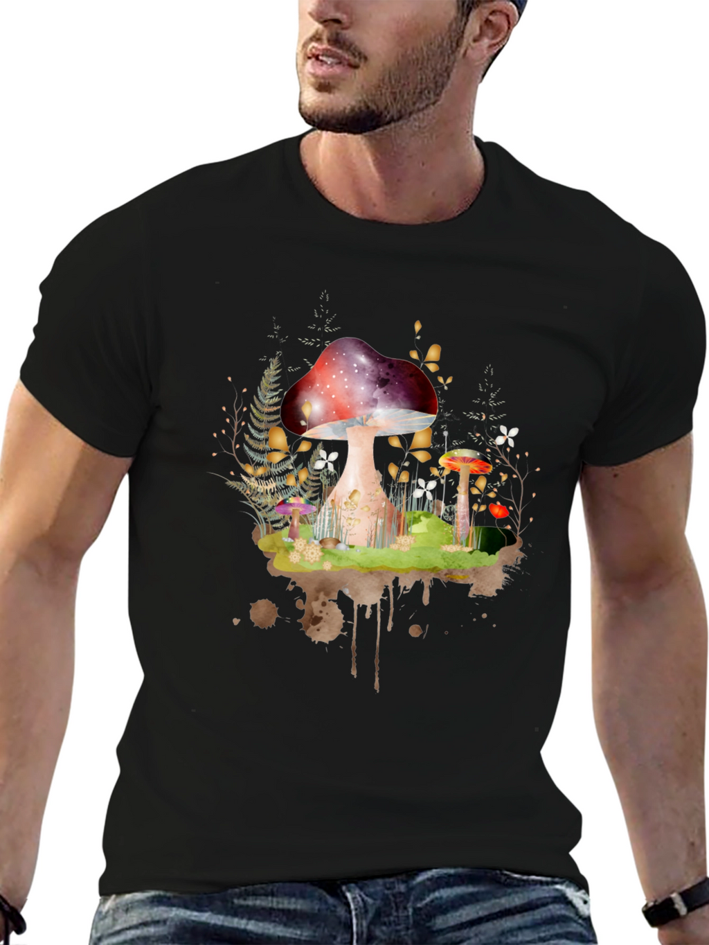 Mushroom Forest Graphic Tee - Unisex