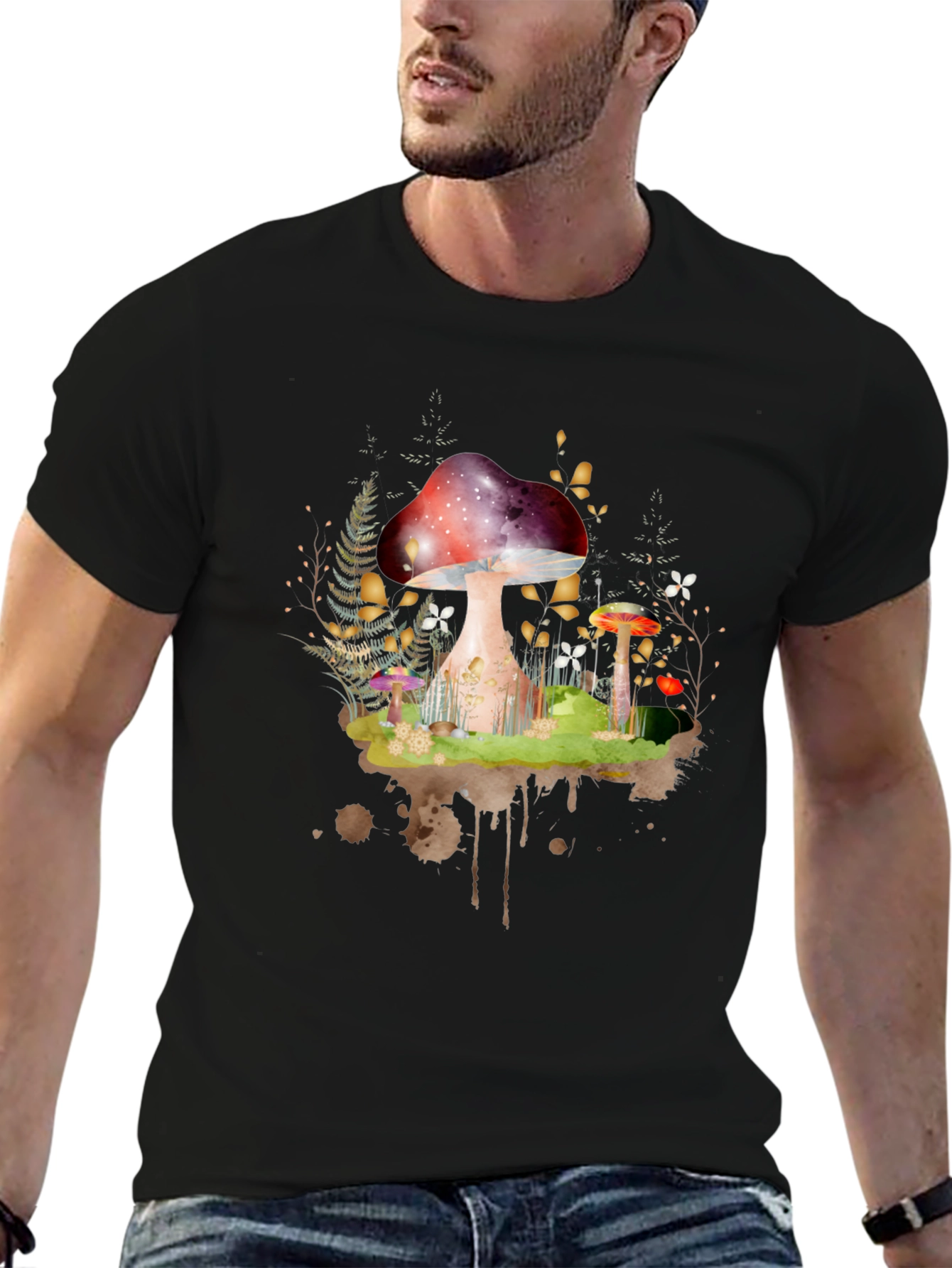 Mushroom Forest Graphic Tee - Unisex