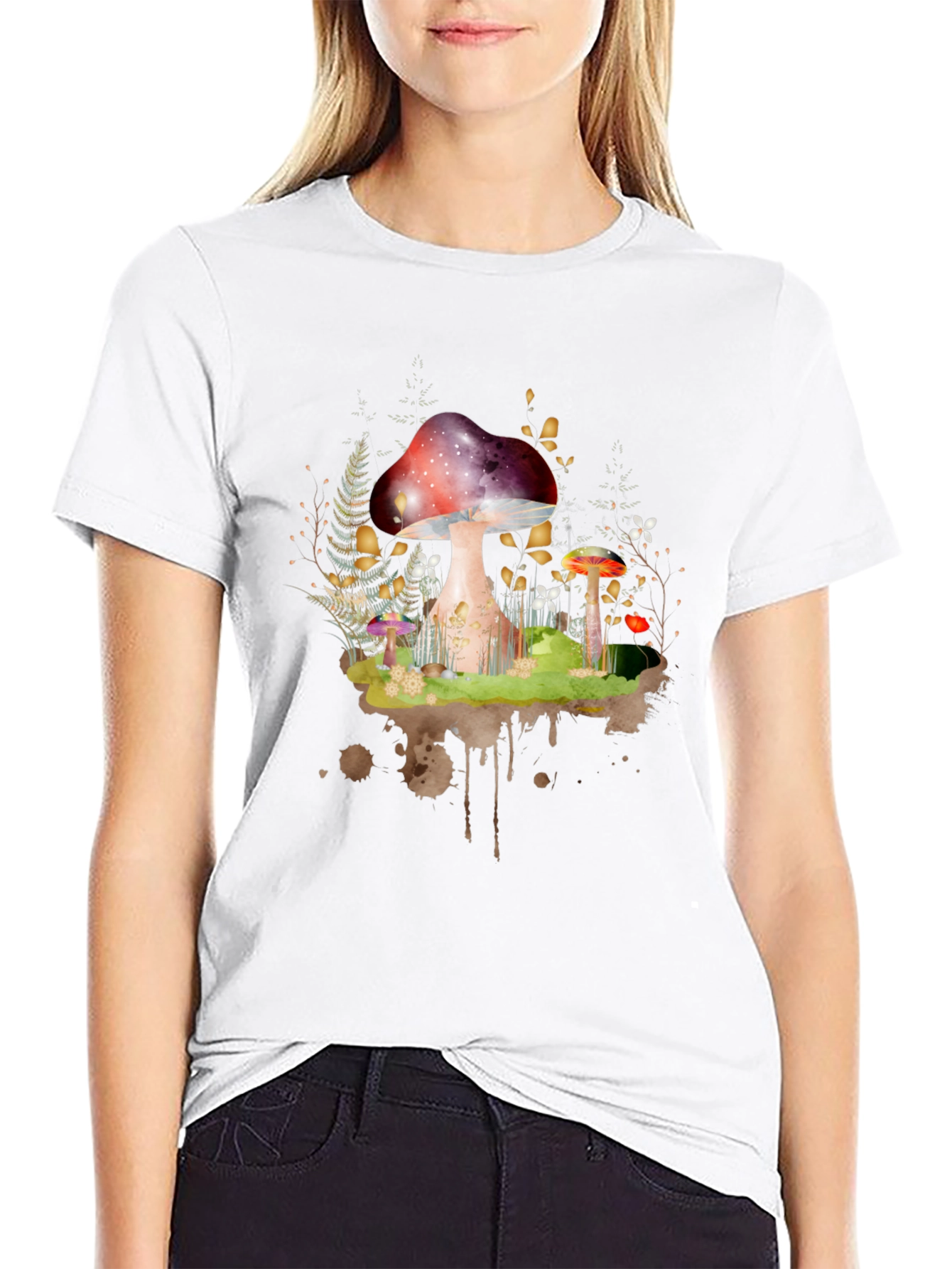 Mushroom Forest Graphic Tee - Unisex