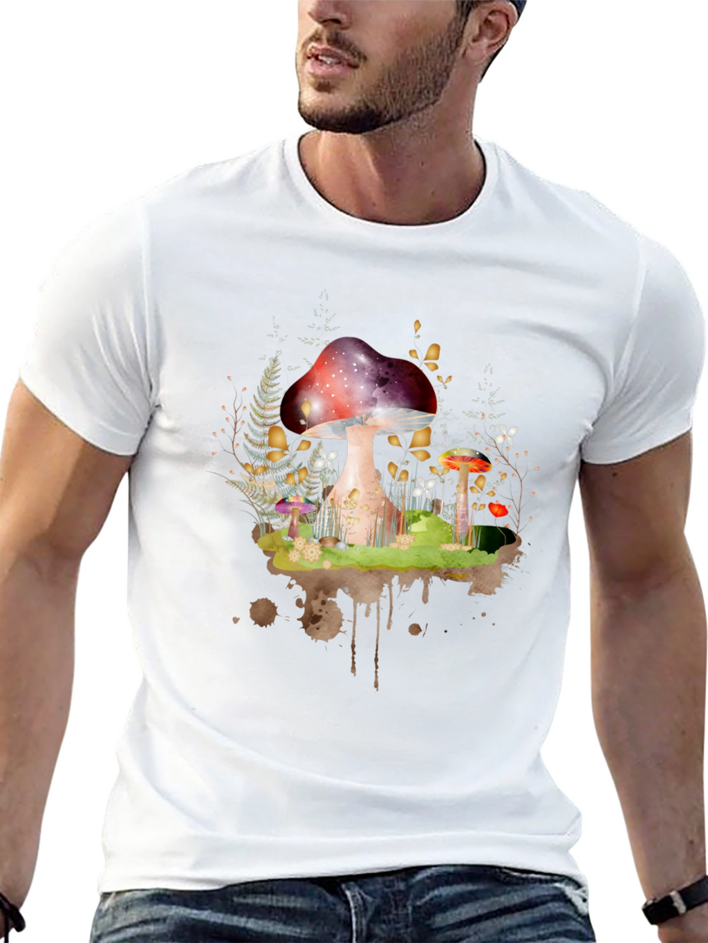 Mushroom Forest Graphic Tee - Unisex