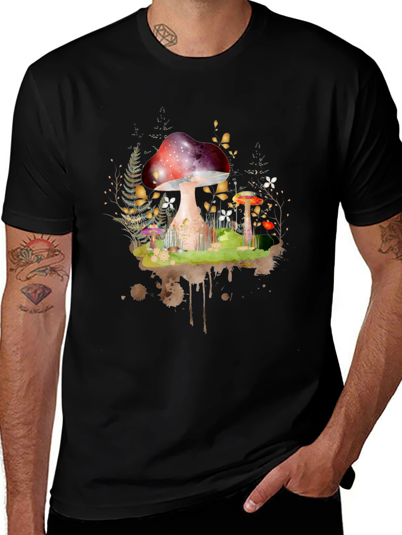 Mushroom Forest Graphic Tee - Unisex