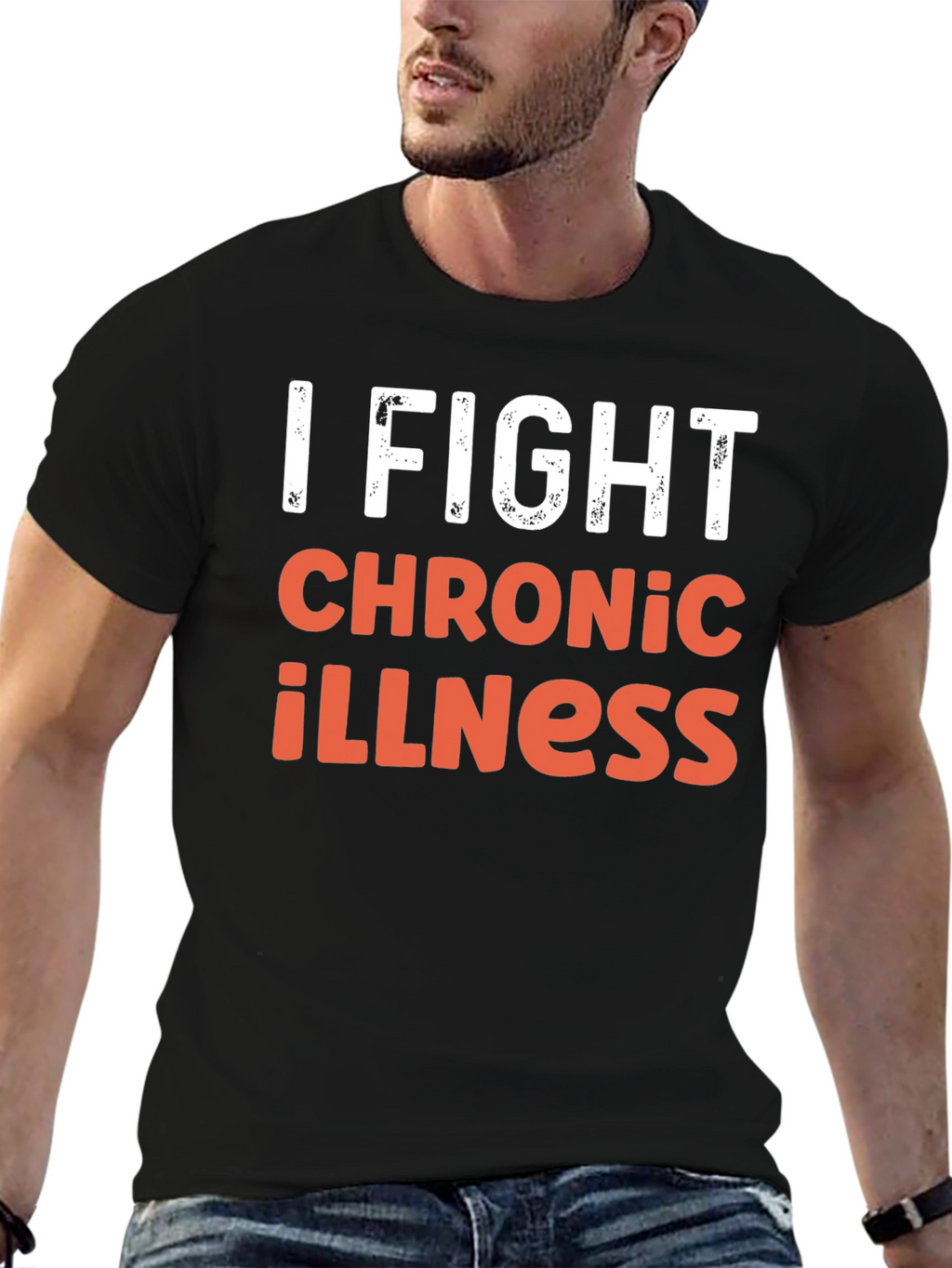 I Fight Chronic Illness Graphic Tee Shirt