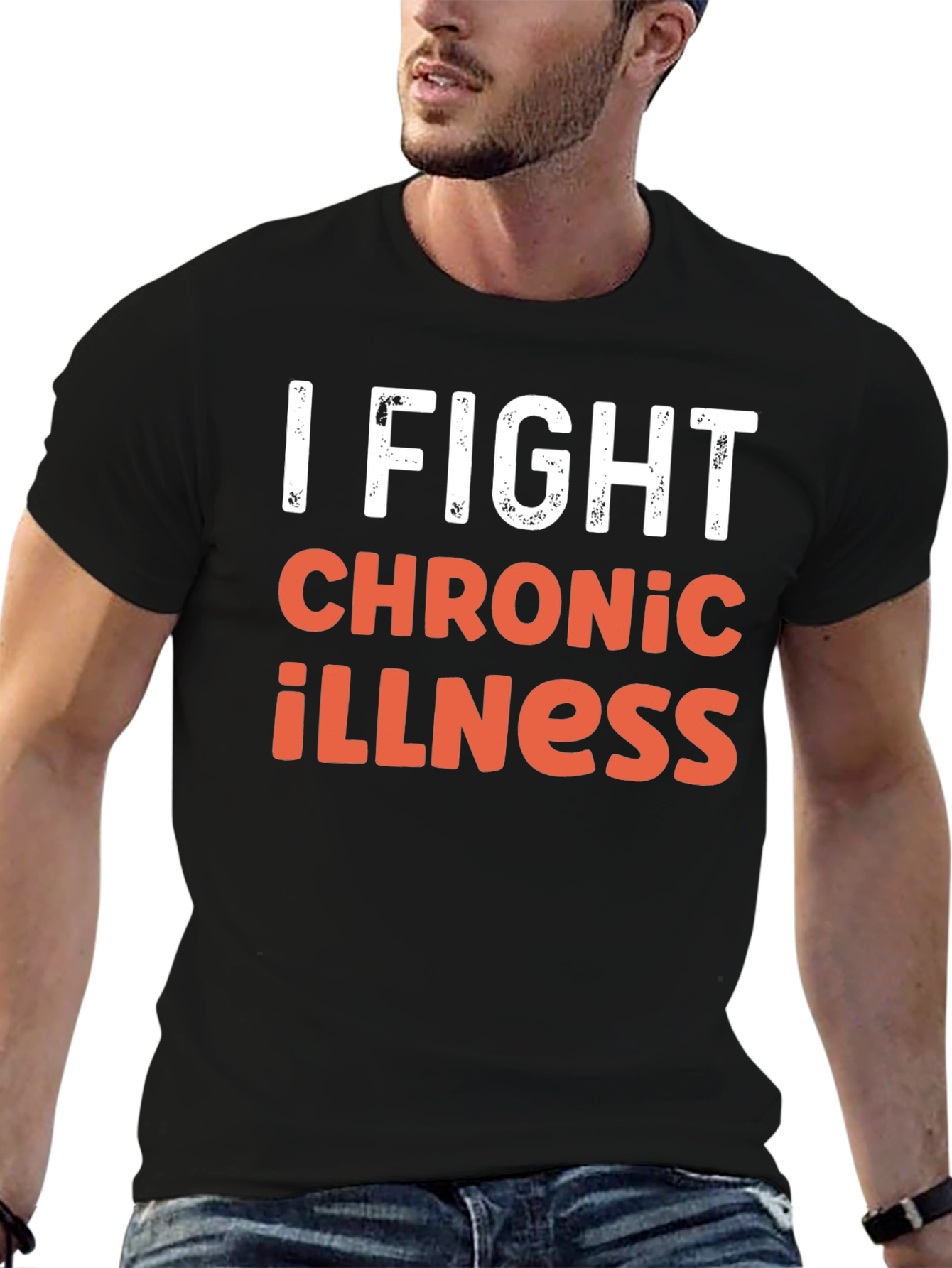 I Fight Chronic Illness Graphic Tee Shirt