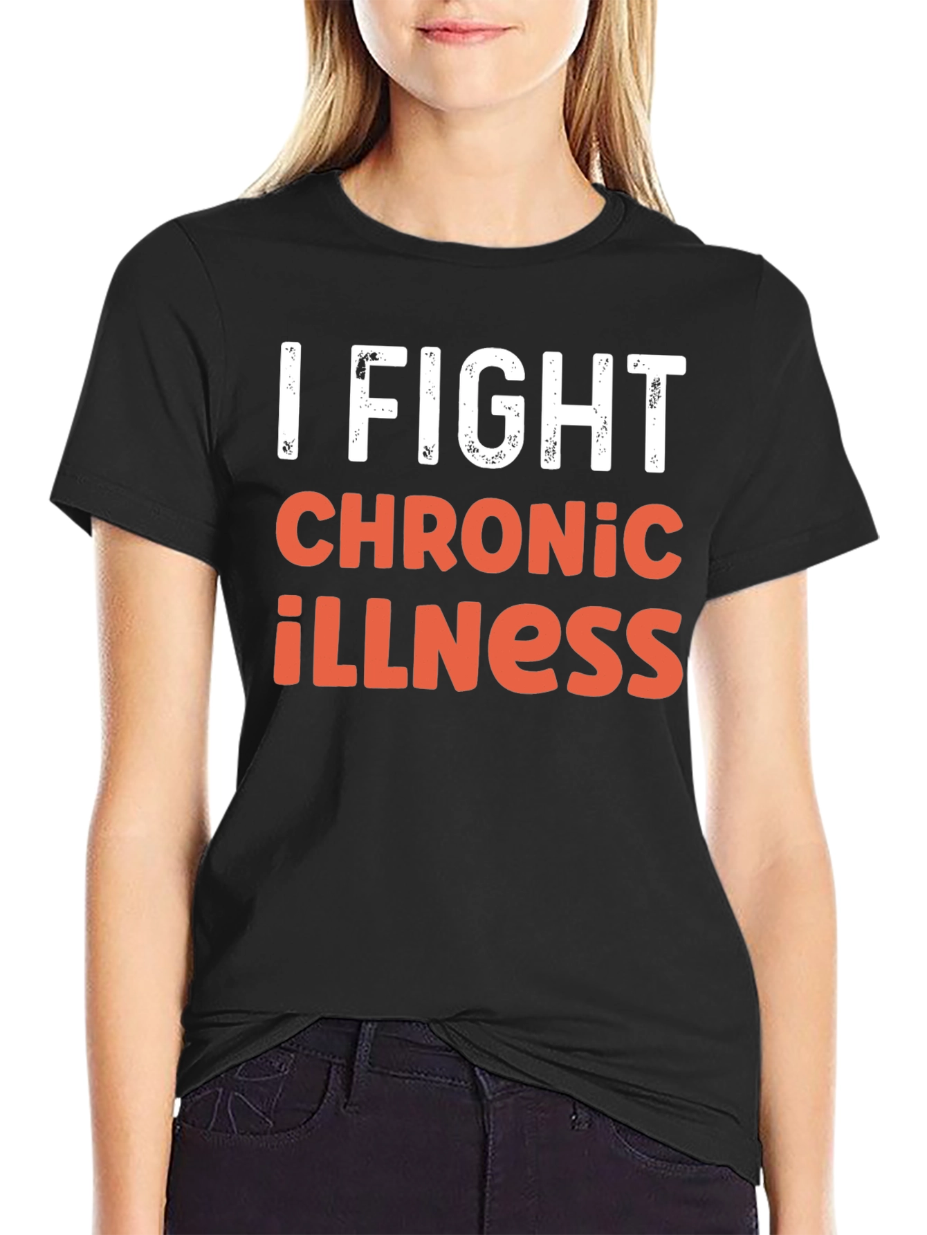 I Fight Chronic Illness Graphic Tee Shirt