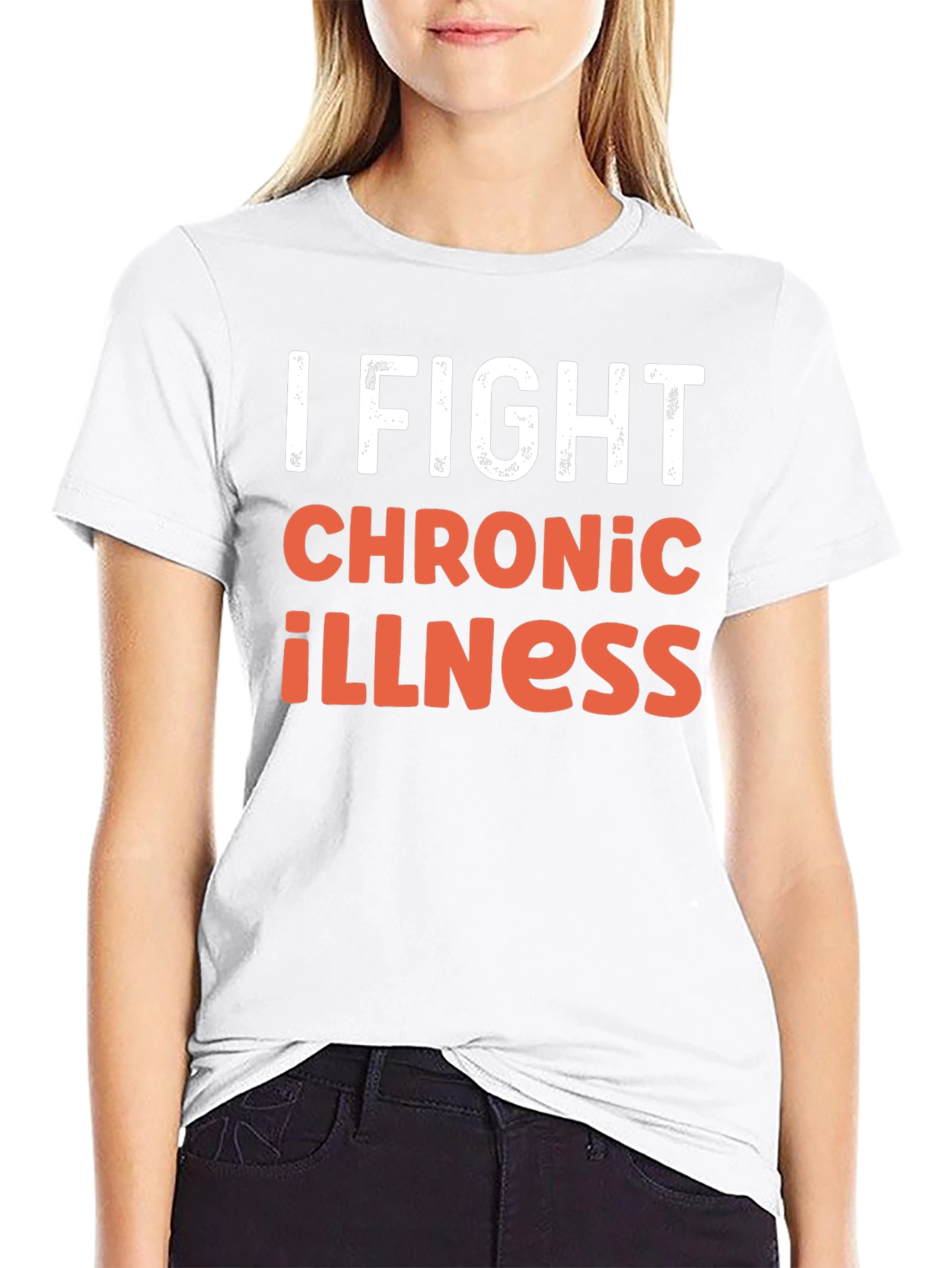 I Fight Chronic Illness Graphic Tee Shirt