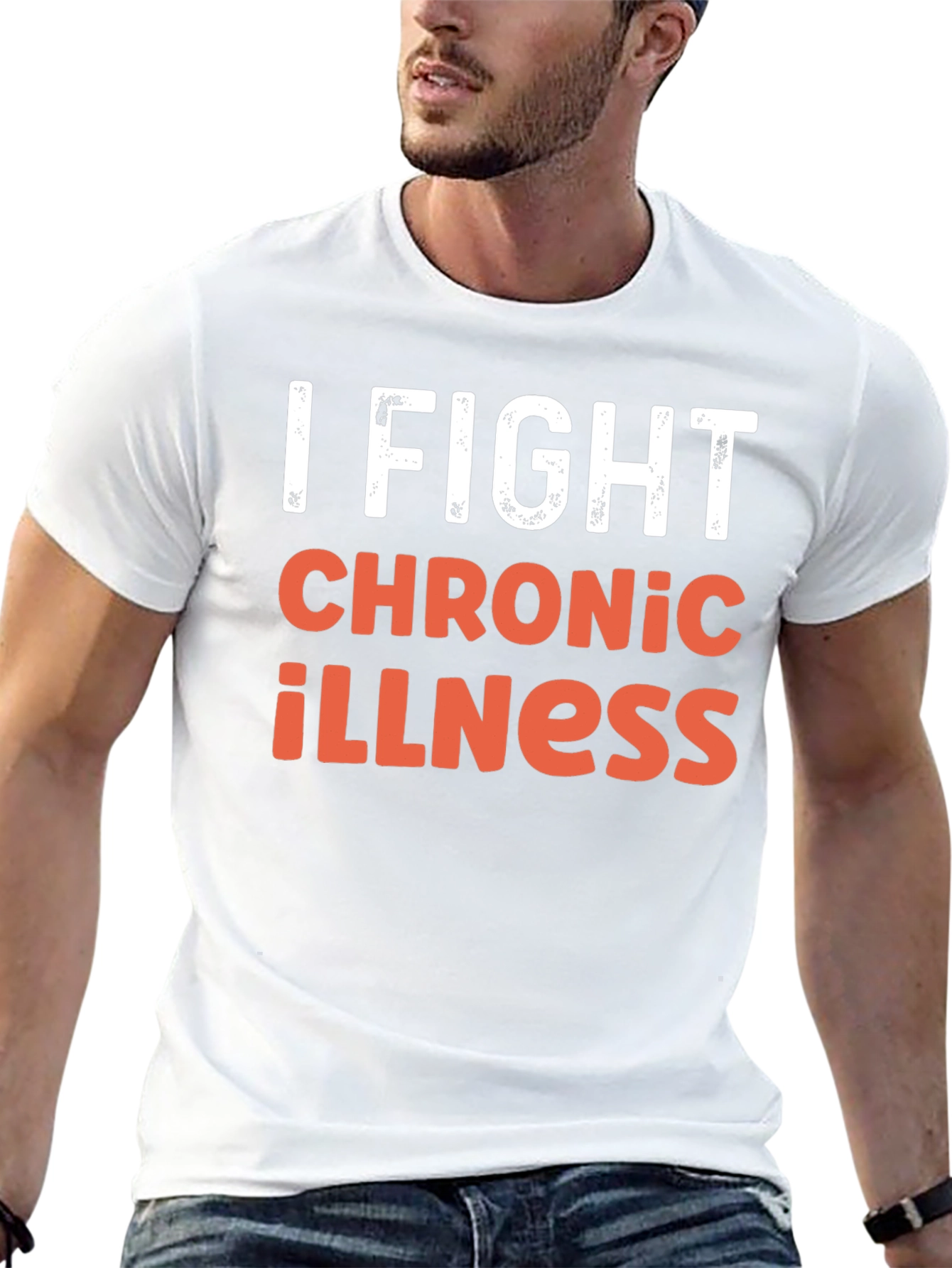 I Fight Chronic Illness Graphic Tee Shirt