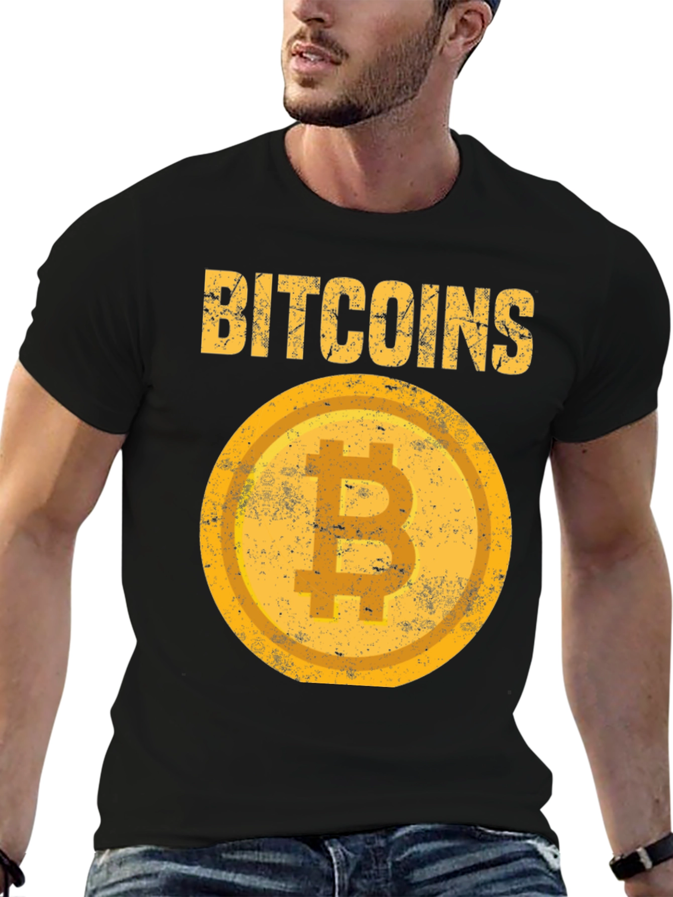 Bitcoin Vintage Graphic Tee - Crypto Currency T-Shirt