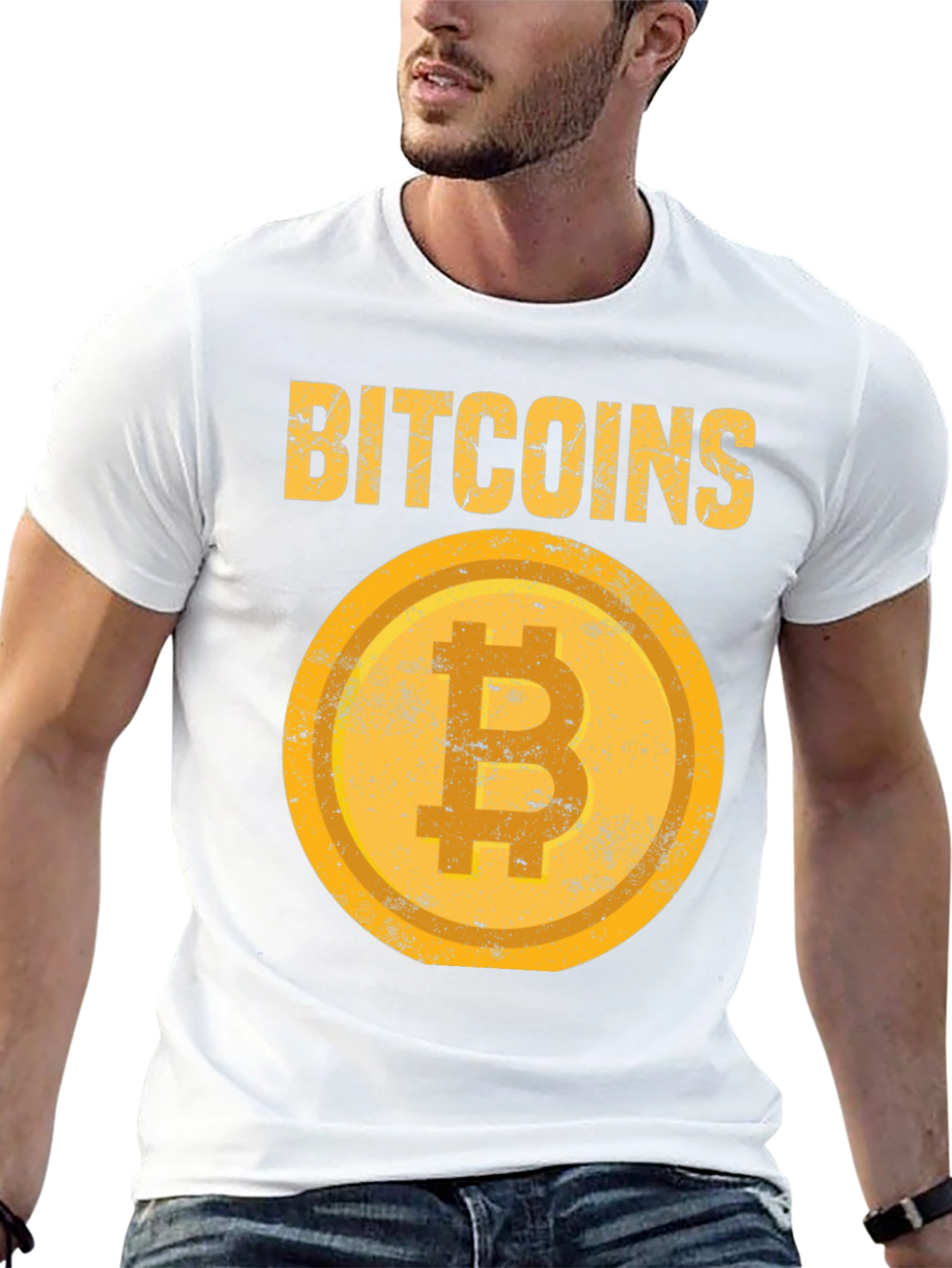 Bitcoin Vintage Graphic Tee - Crypto Currency T-Shirt
