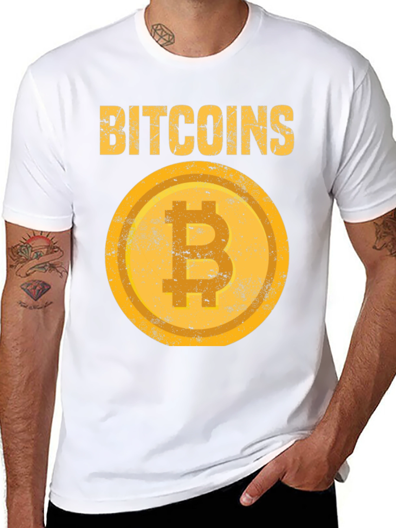 Bitcoin Vintage Graphic Tee - Crypto Currency T-Shirt