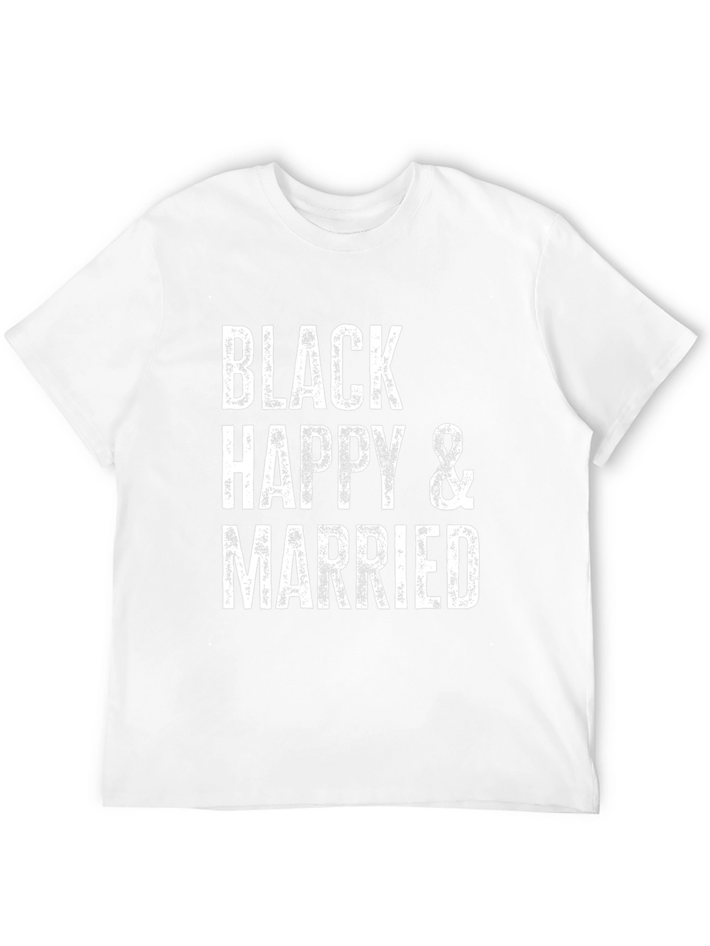 Black Happy & Married Graphic Tee - Unisex