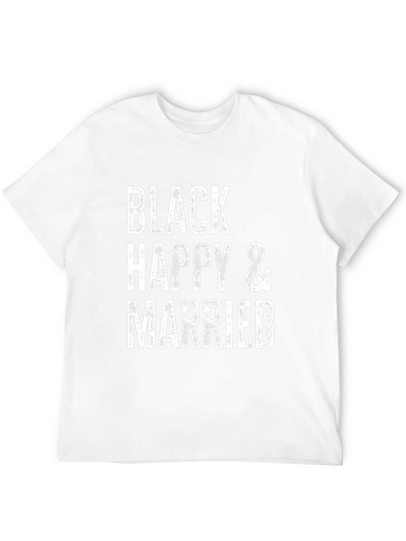 Black Happy & Married Graphic Tee - Unisex
