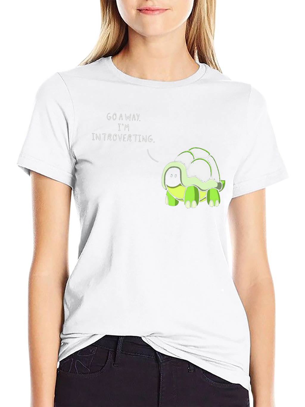 Introvert Turtle Graphic Tee