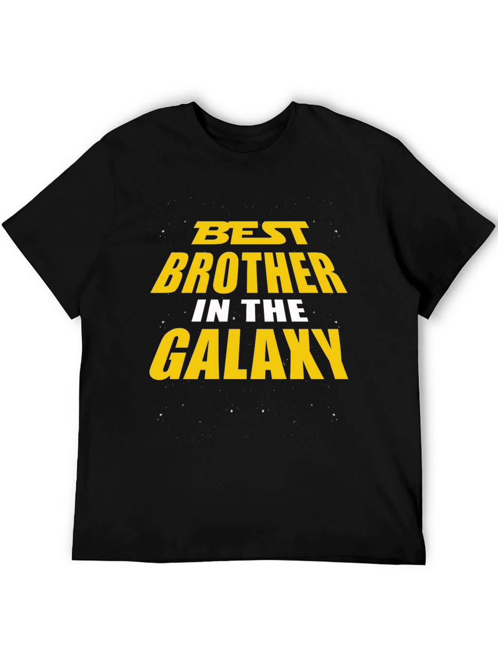 Best Brother in the Galaxy Black T-Shirt