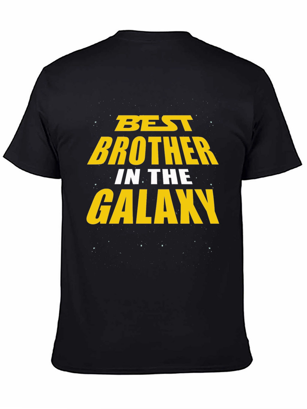 Best Brother in the Galaxy Black T-Shirt