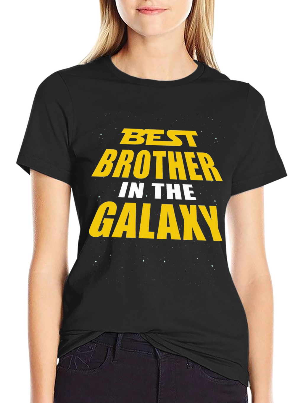 Best Brother in the Galaxy Black T-Shirt