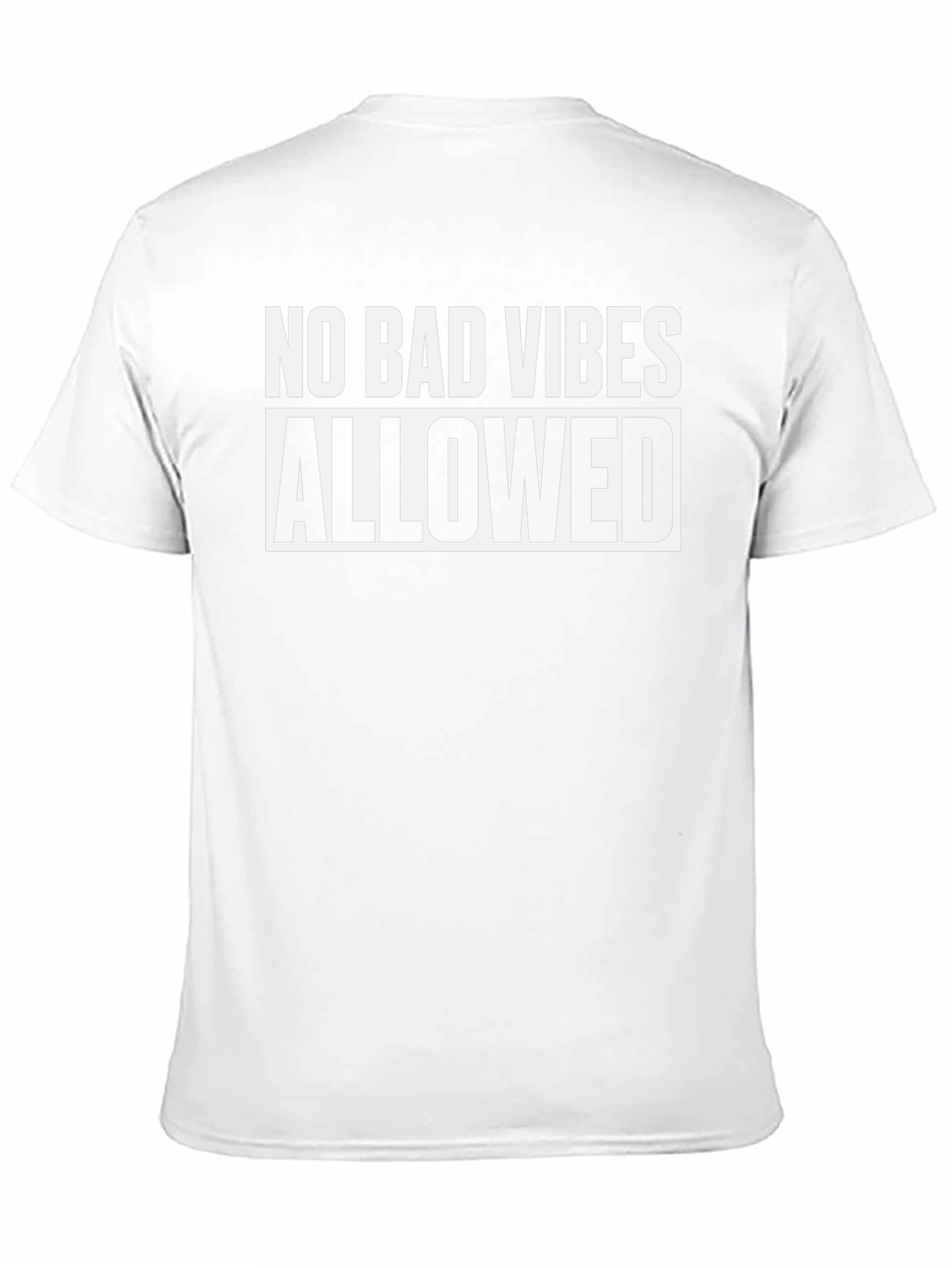 No Bad Vibes Allowed Graphic Tee - Black
