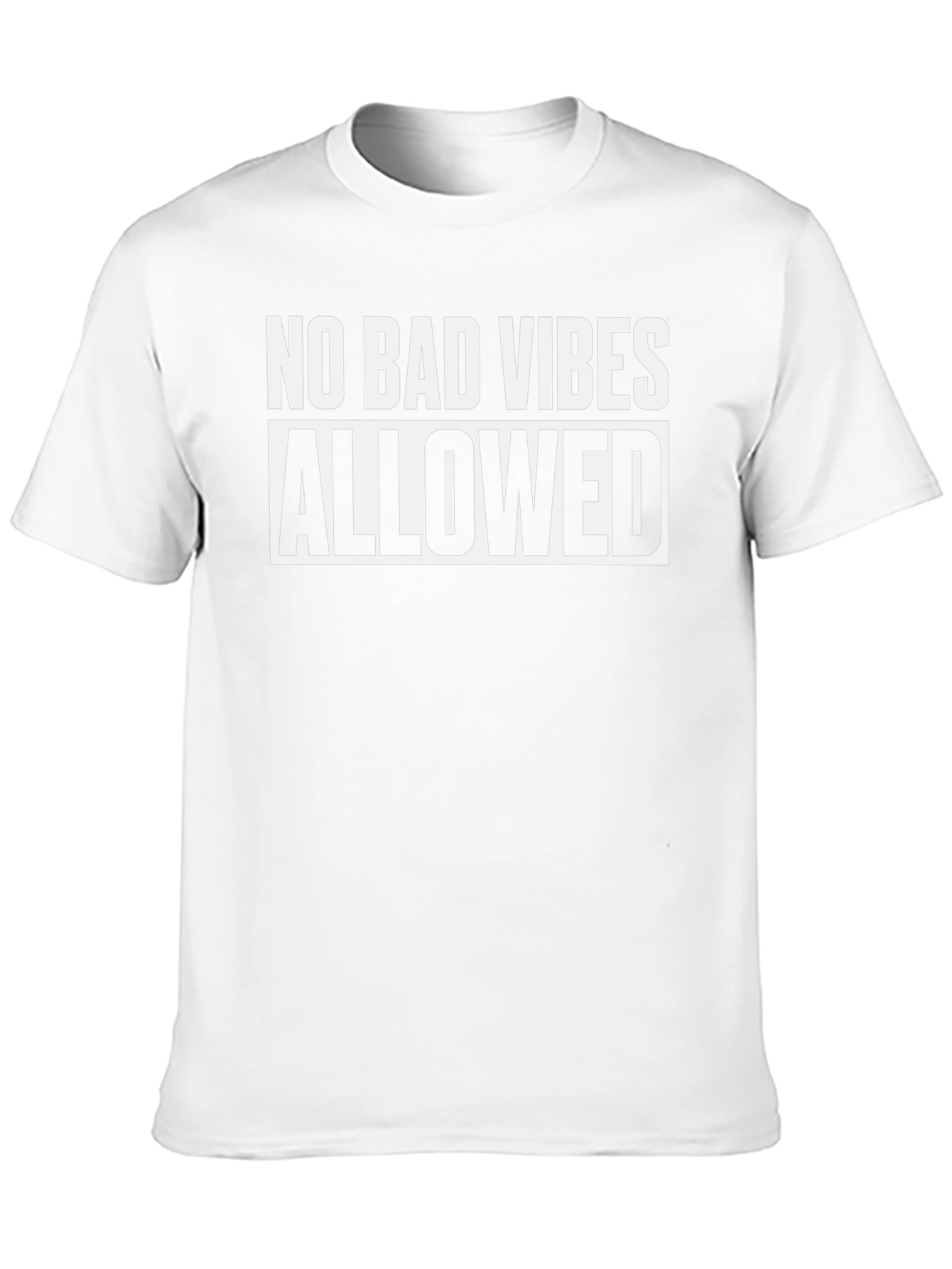 No Bad Vibes Allowed Graphic Tee - Black