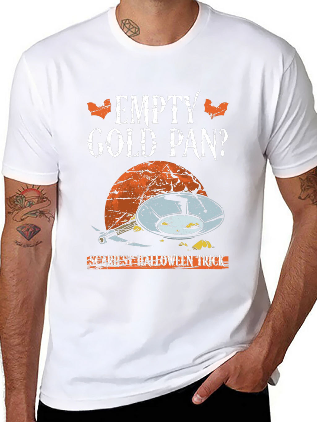 Empty Gold Pan Halloween Graphic Tee