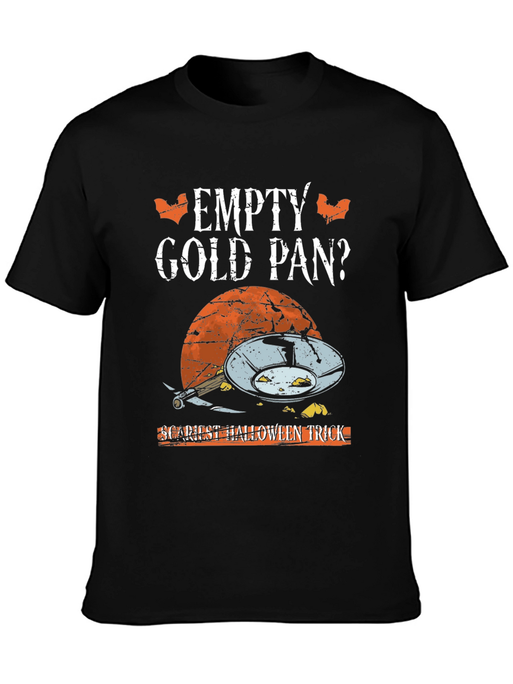 Empty Gold Pan Halloween Graphic Tee