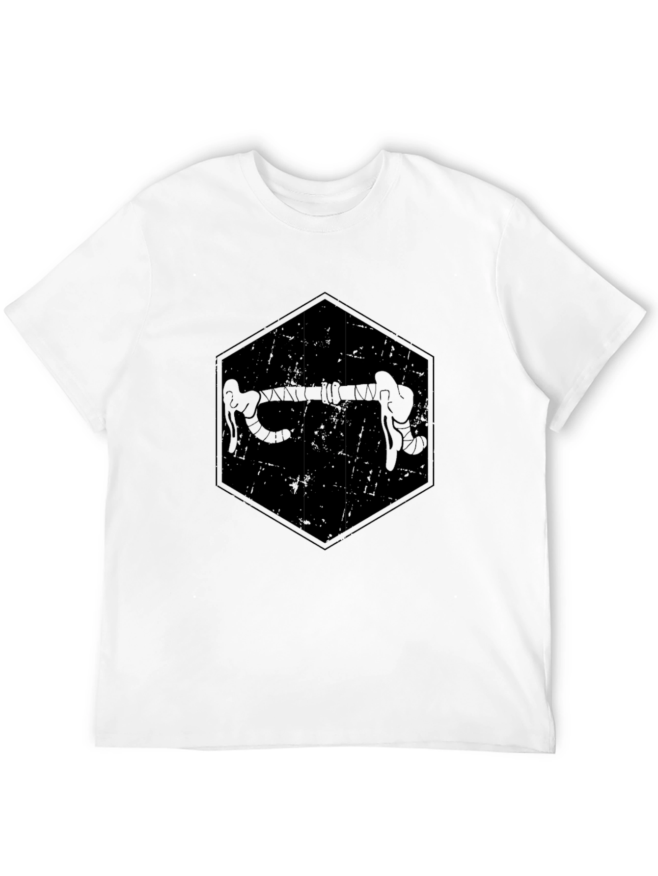 Black Cycling Handlebar Graphic Tee - Bike Lovers Shirt