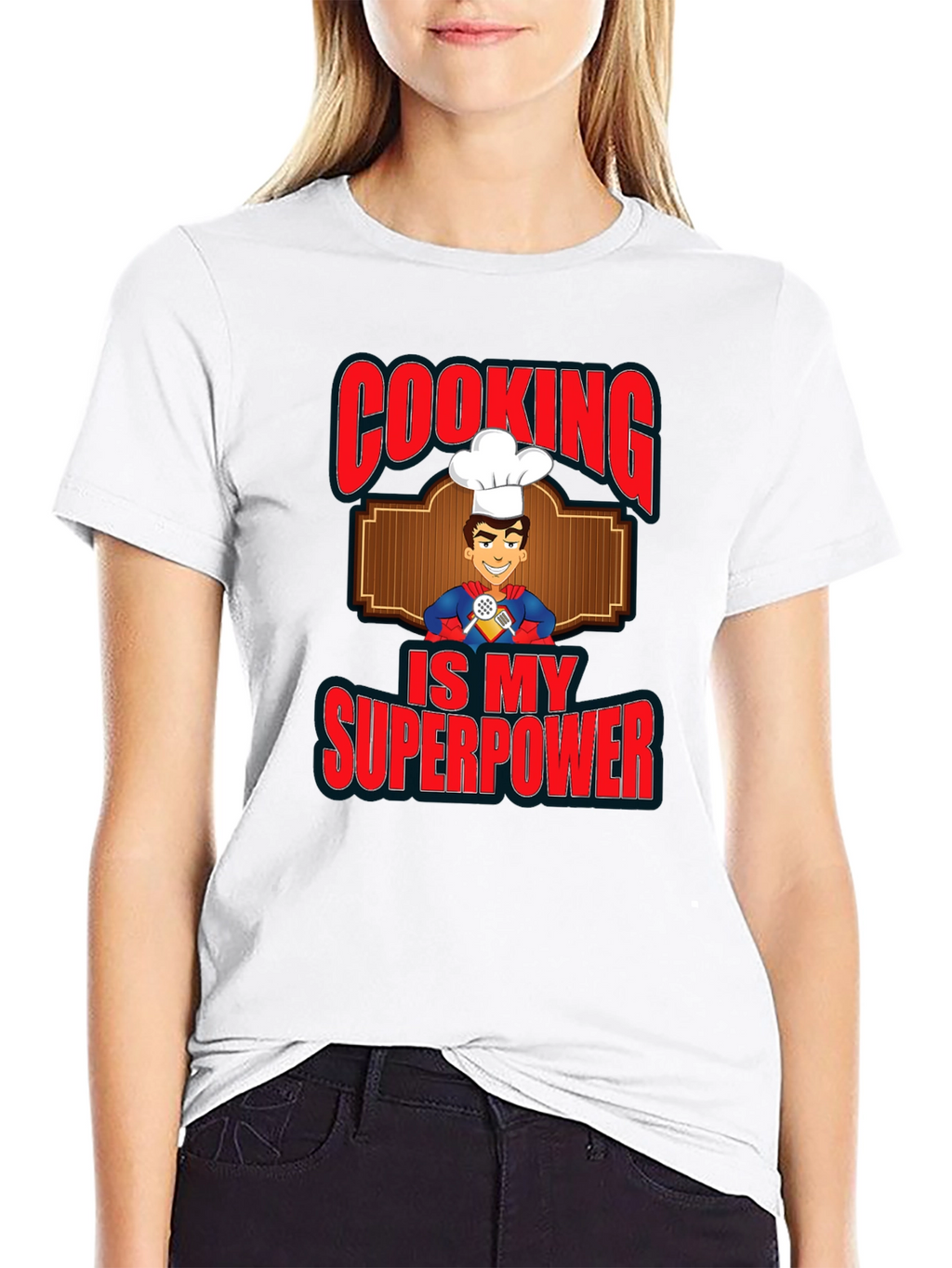 Cooking is My Superpower Graphic T-Shirt