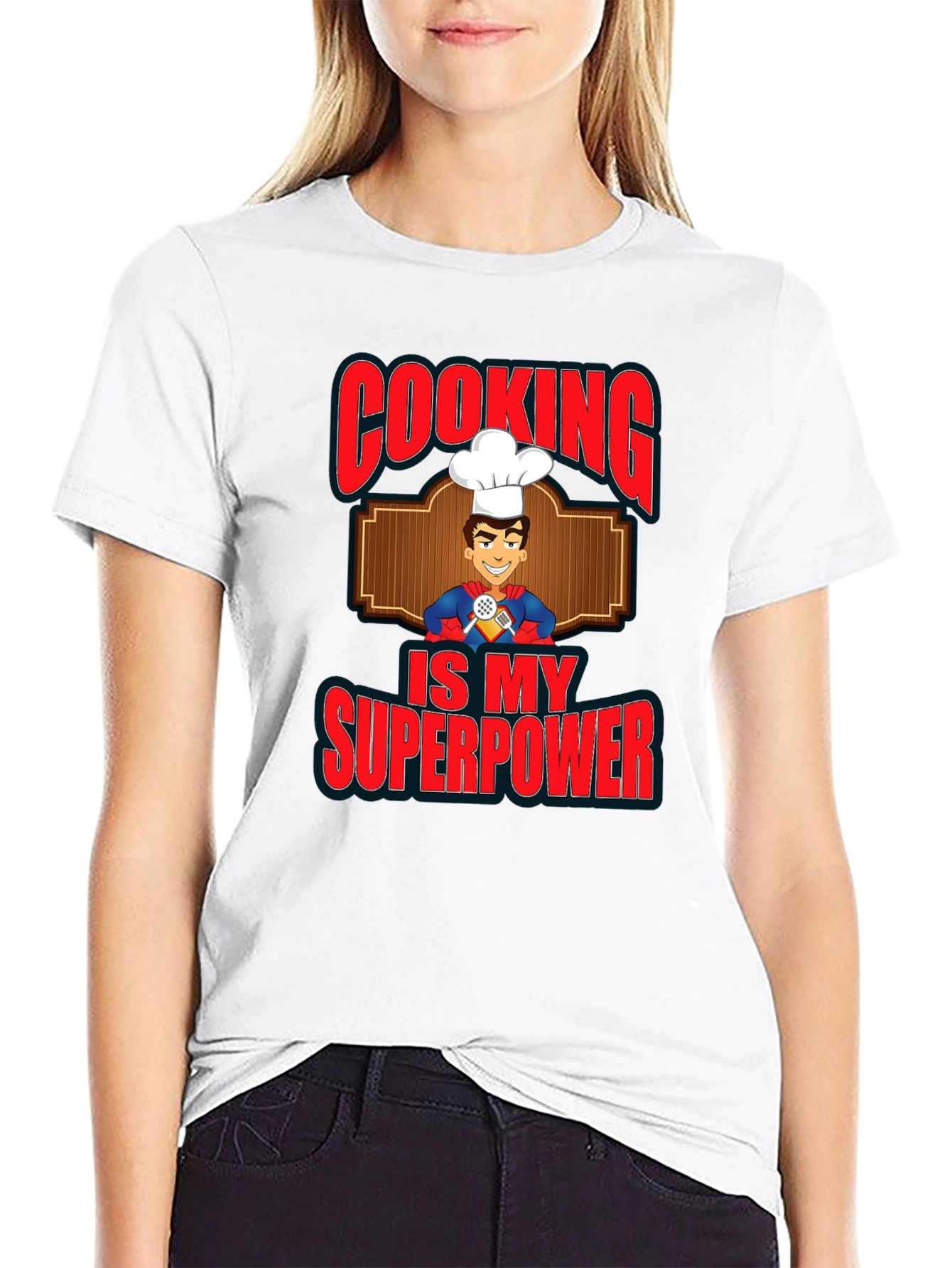 Cooking is My Superpower Graphic T-Shirt