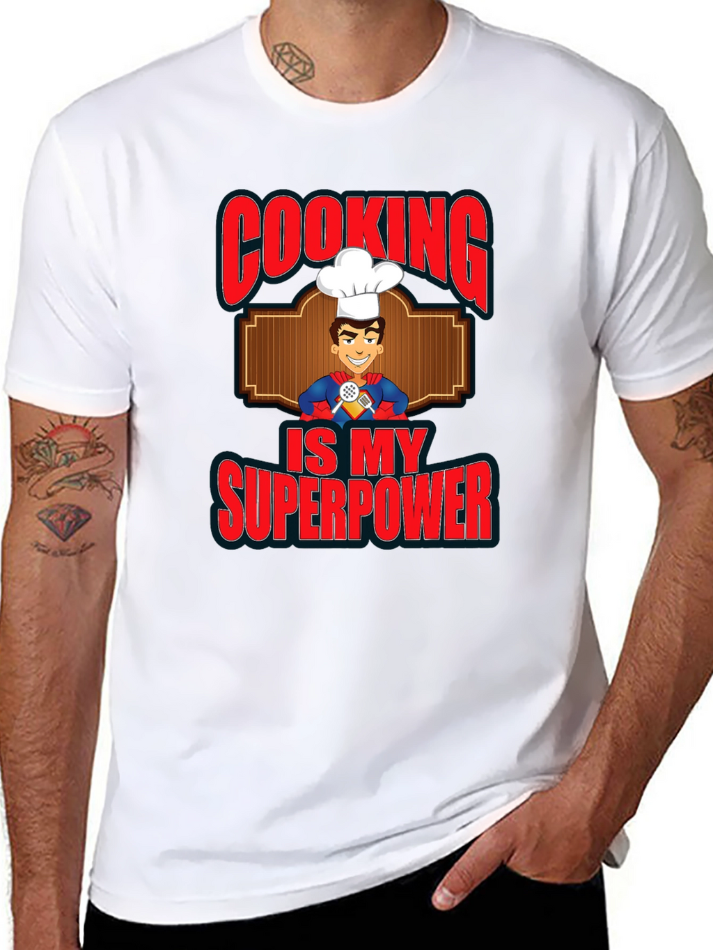 Cooking is My Superpower Graphic T-Shirt
